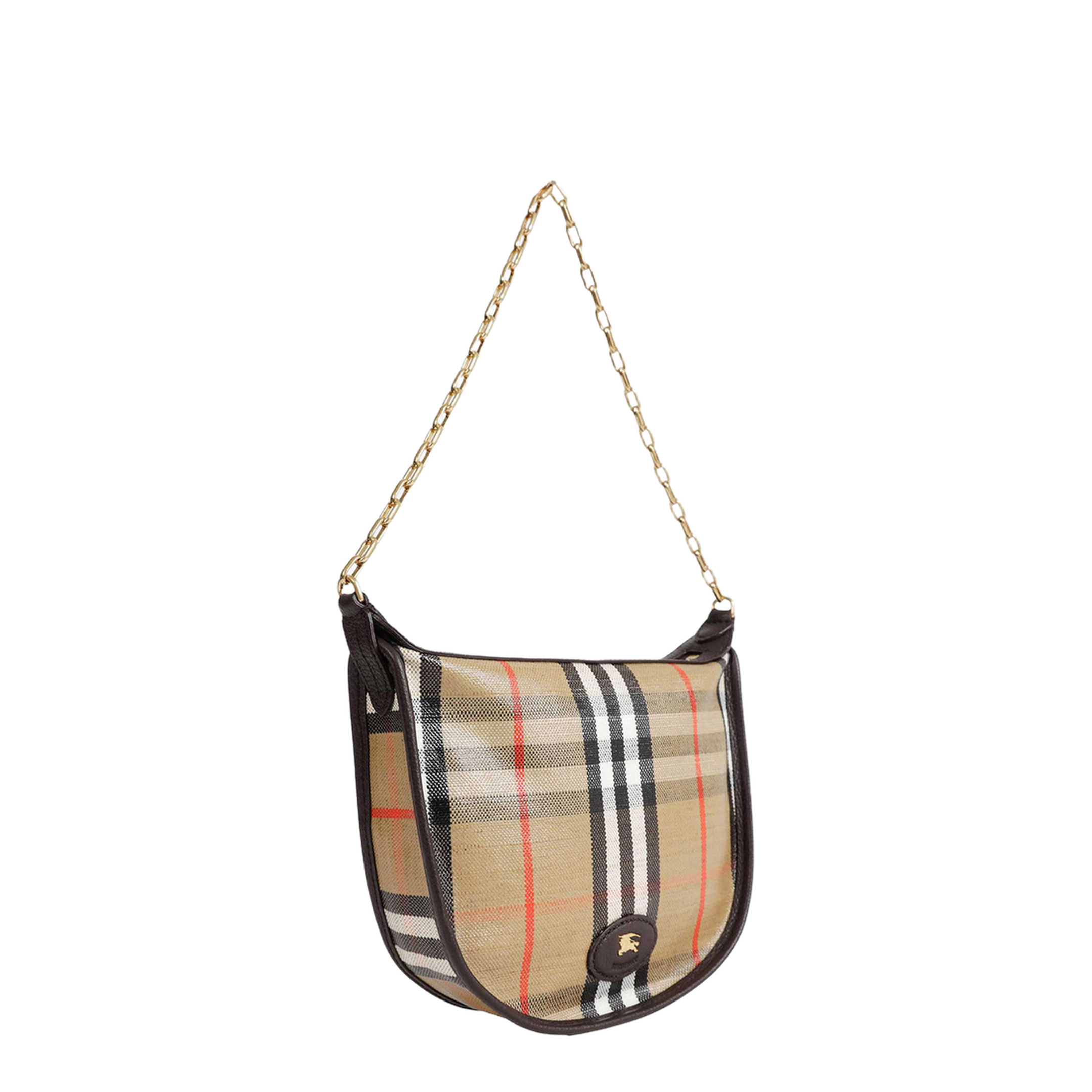 Highlands Mini Canvas Chain Bag - Sand Beige - Image 1