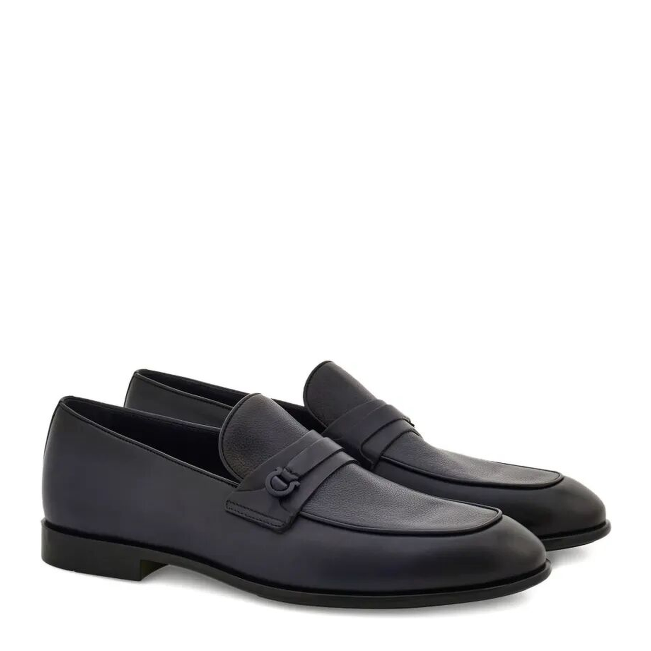 Shaded Leather Loafers - Image 4