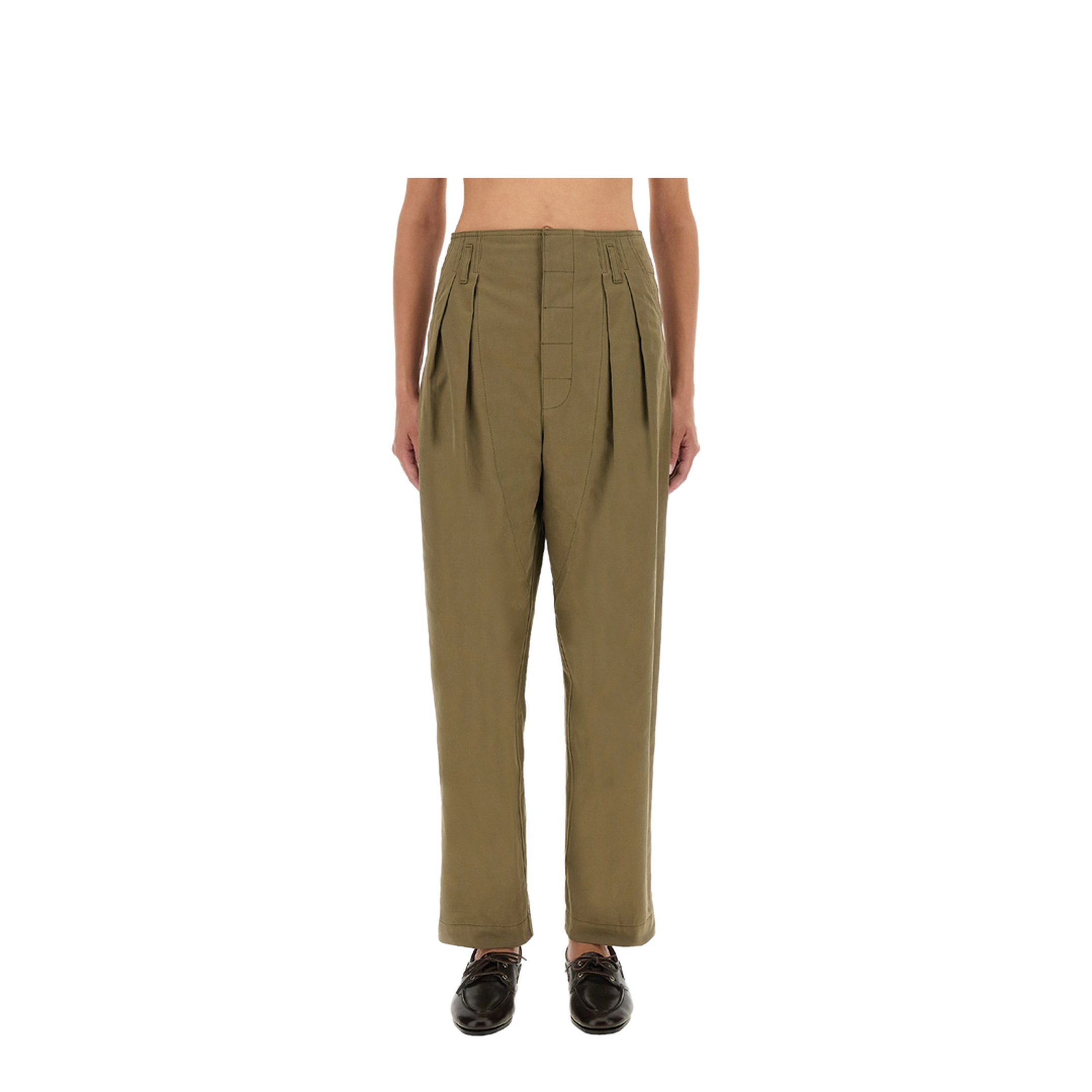 Tailored Pants With Pleats - Image 1