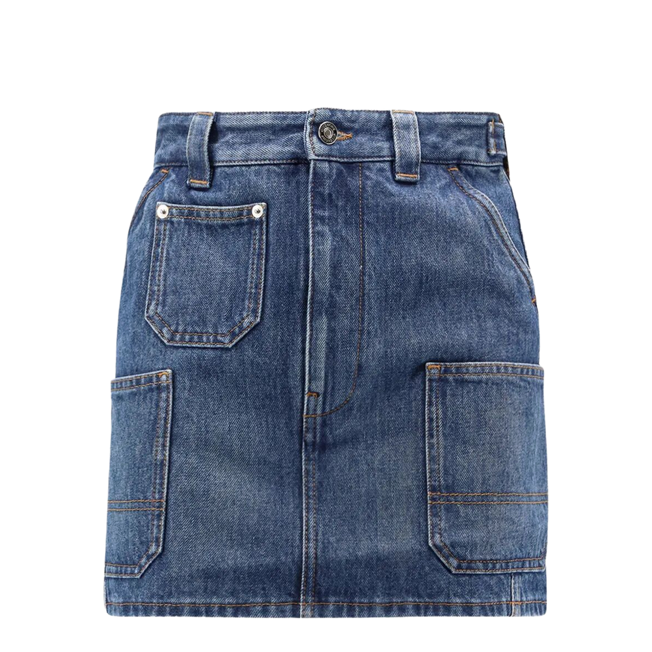 Cargo Denim Miniskirt - Image 1