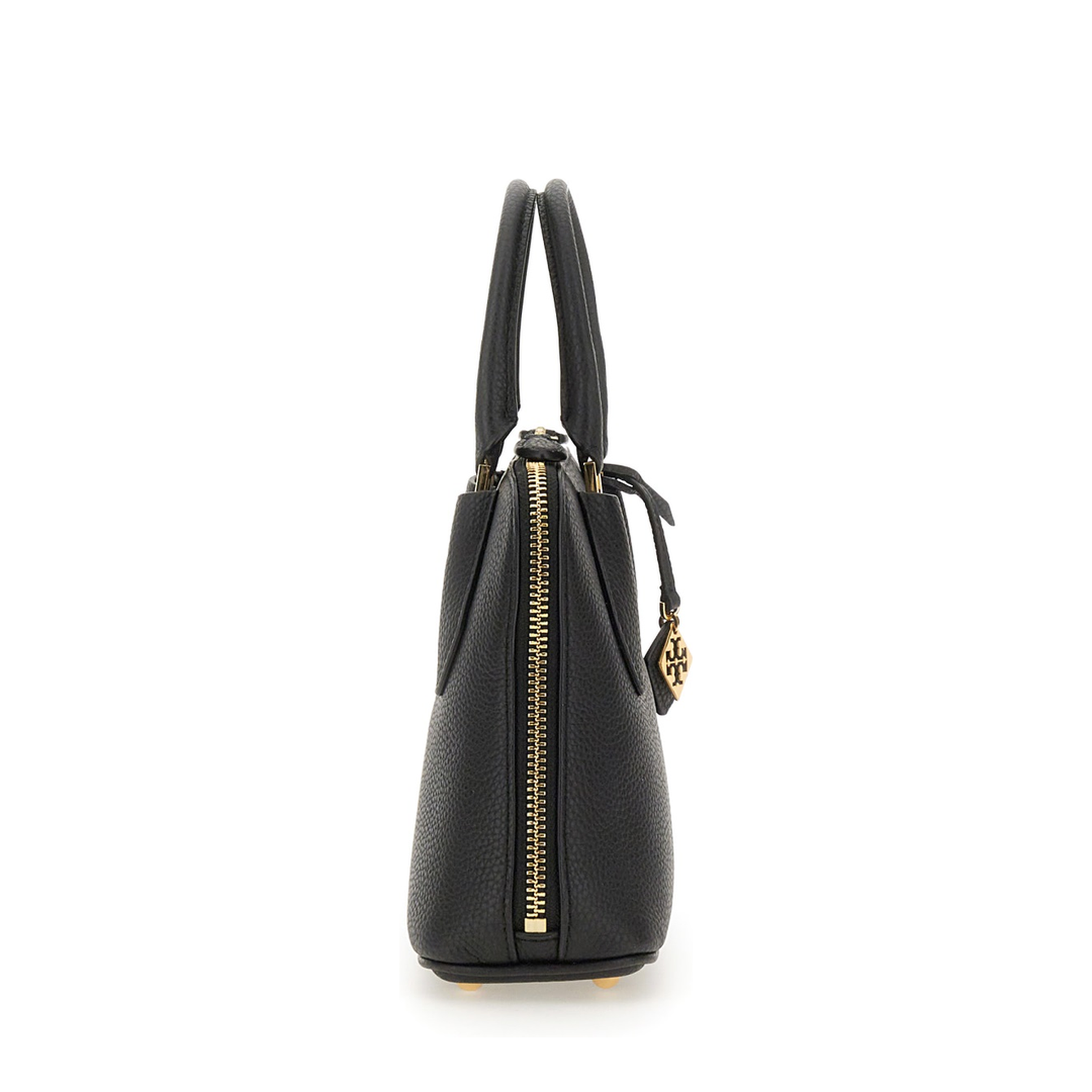 Swing Mini Pebbled Leather Trunk Bag - Black - Image 4