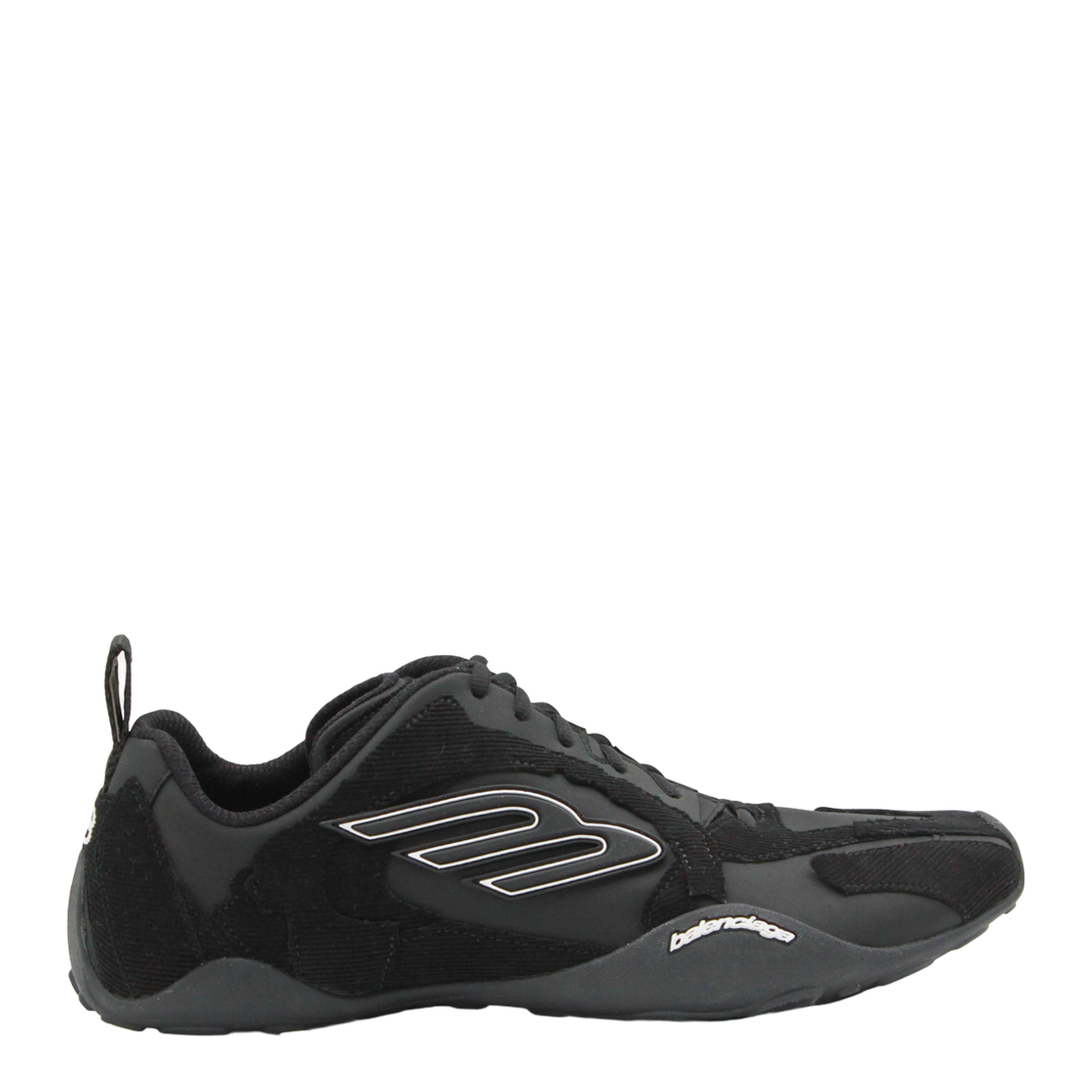 Black Nylon Monday Sneakers - Image 2