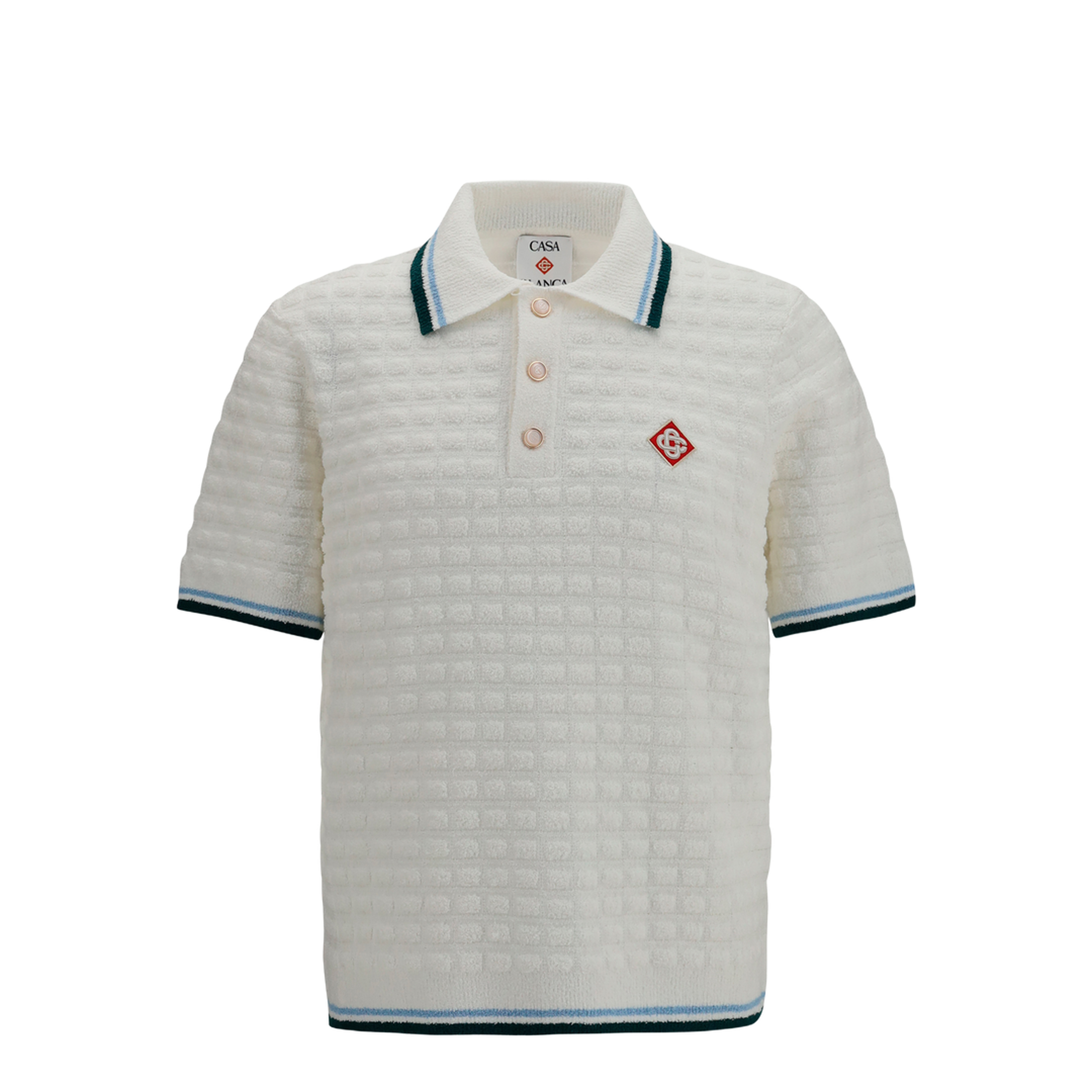 Short-sleeve Bouclé Polo - Image 1