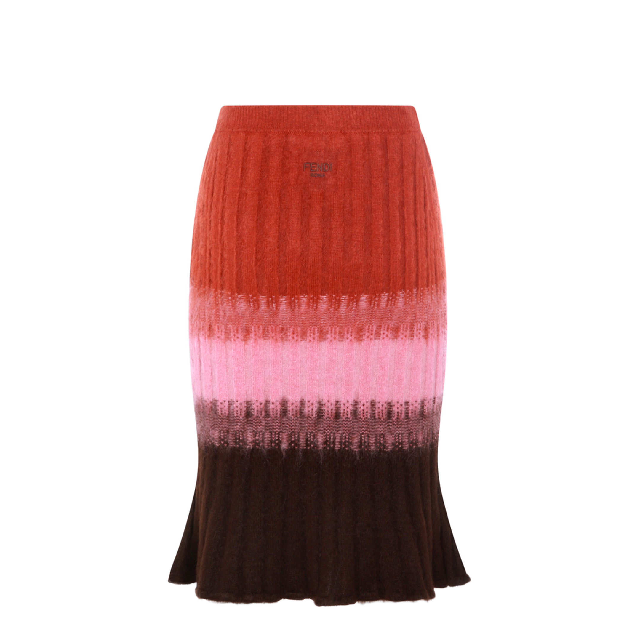 Multicoloured Mohair and Wool Skirt - Image 4