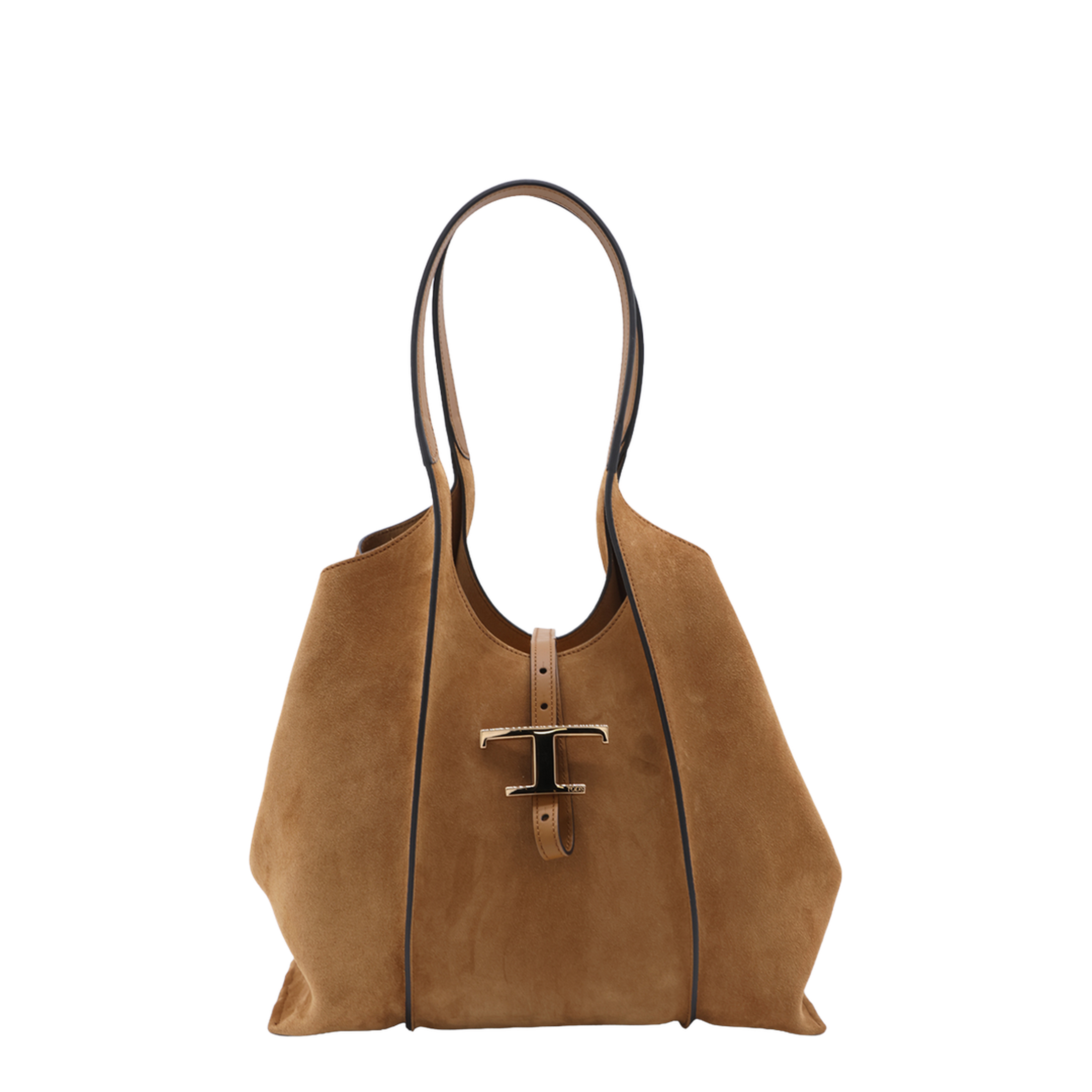 T Timeless Small Calfskin Tote - Brown - Image 2