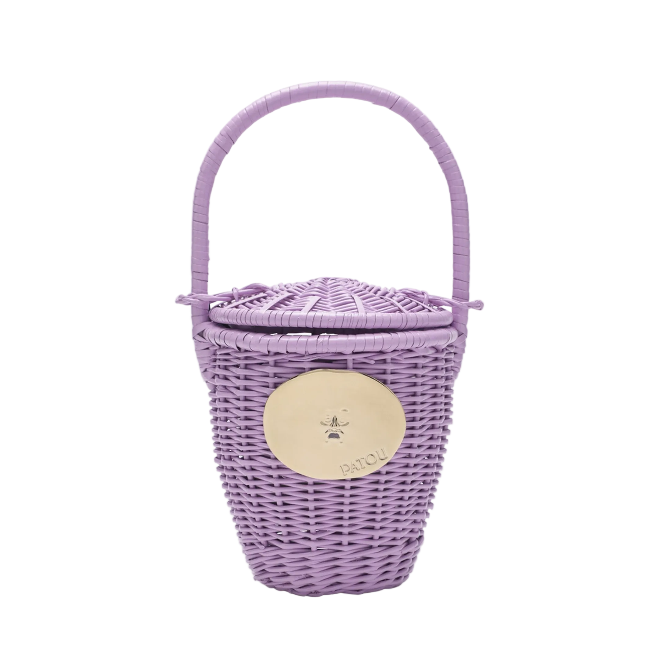 Iconic Bucket Bag Wicker Bucket Bag - Lilac - Image 1