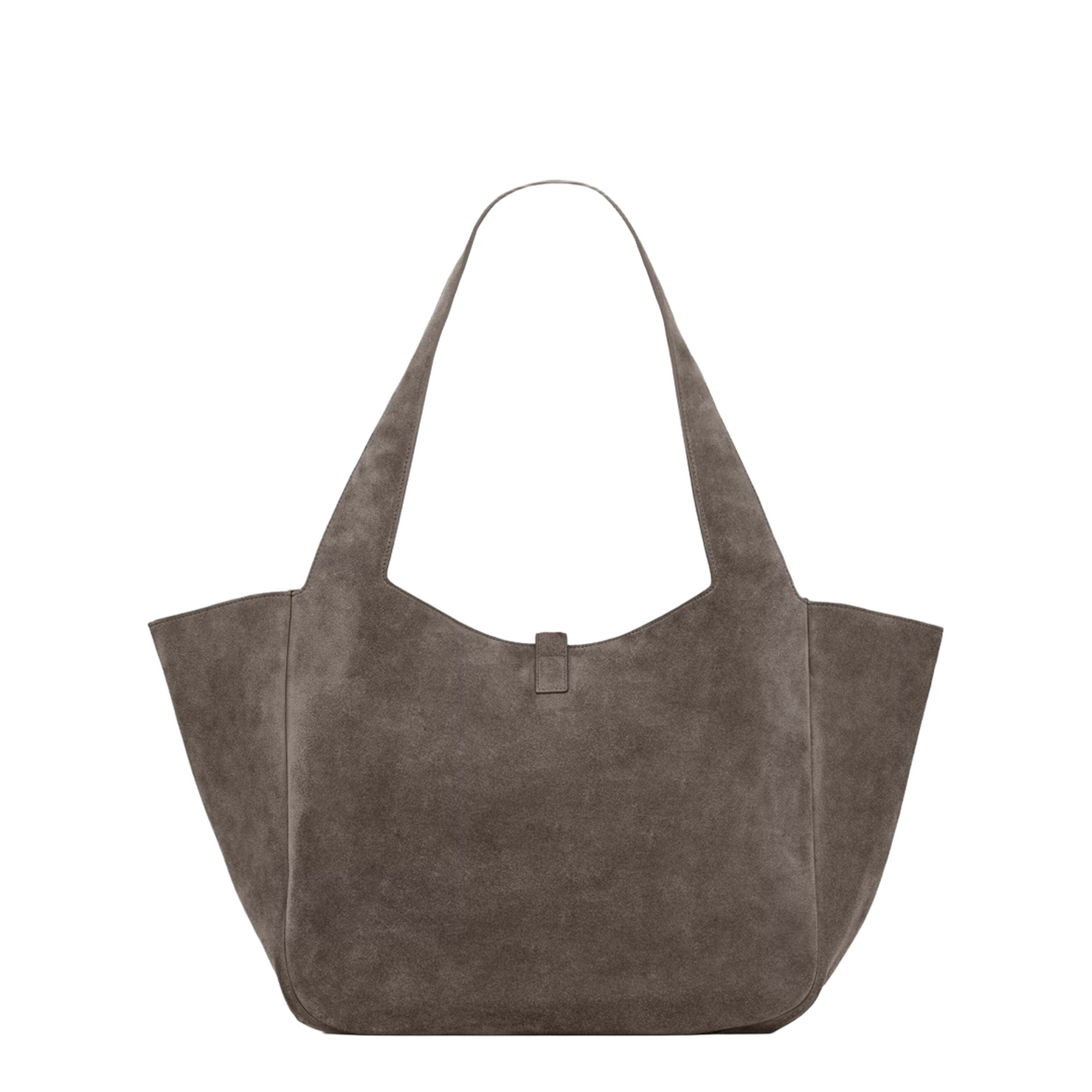 Bea M Suede Shoulder Bag - Urban Grey - Image 2