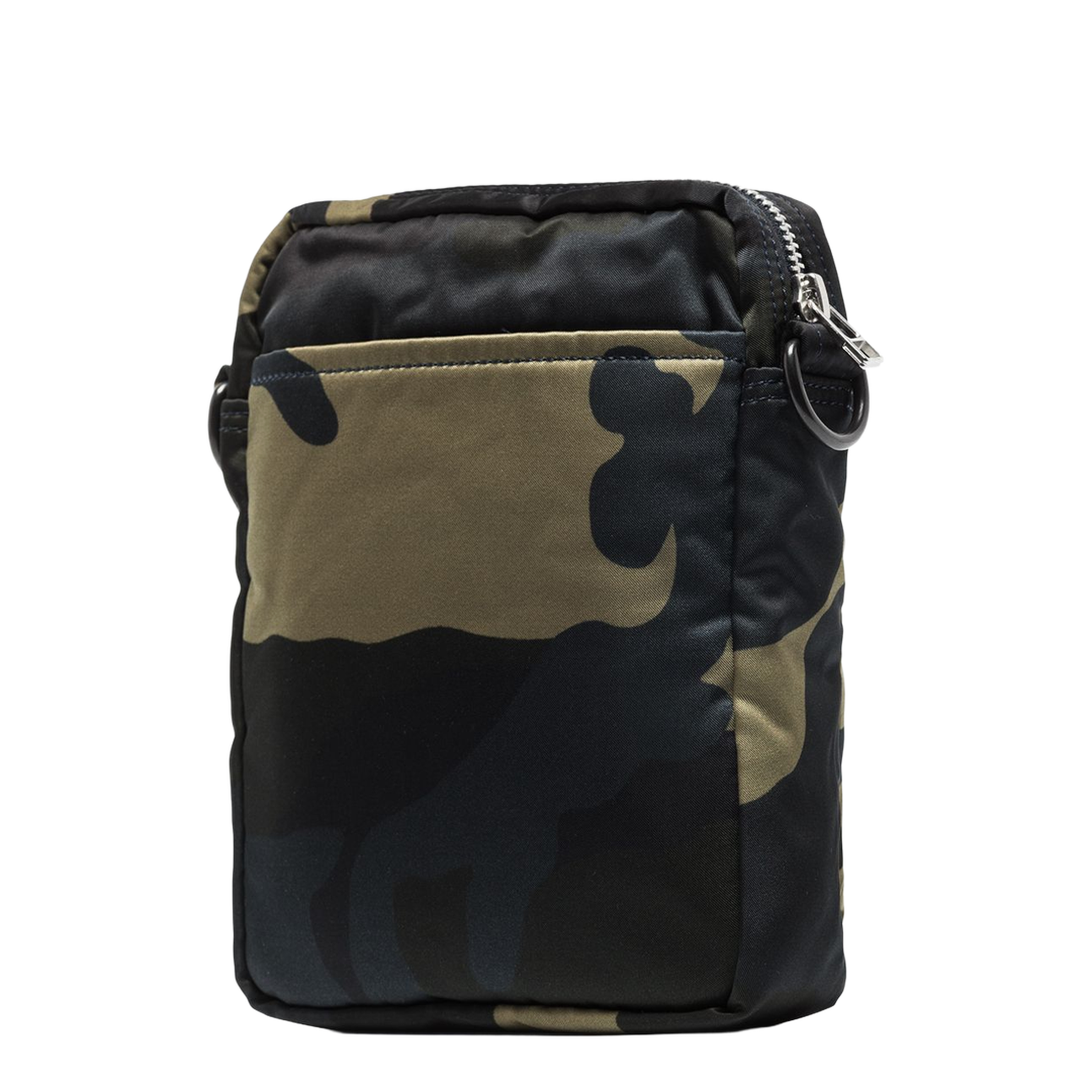 Counter Shade Vertical Nylon Twill Shoulder Bag - Woodland Khaki - Image 3