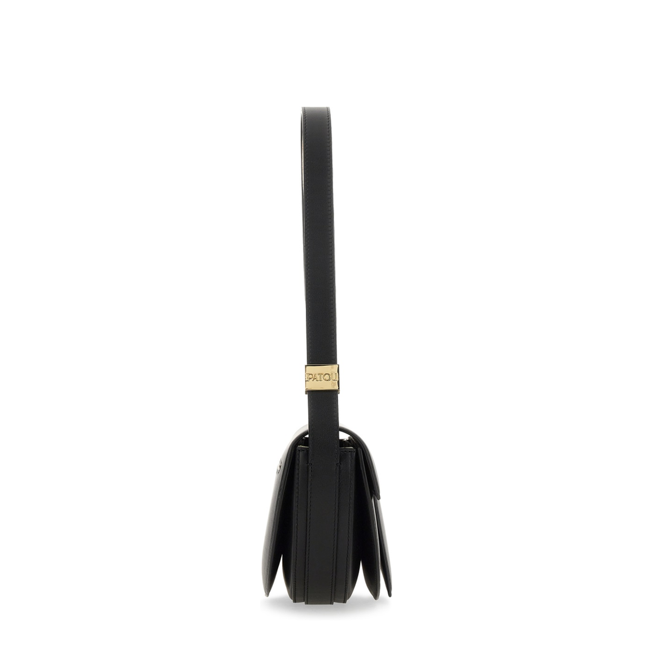 Calfskin Shoulder Bag - Black - Image 7
