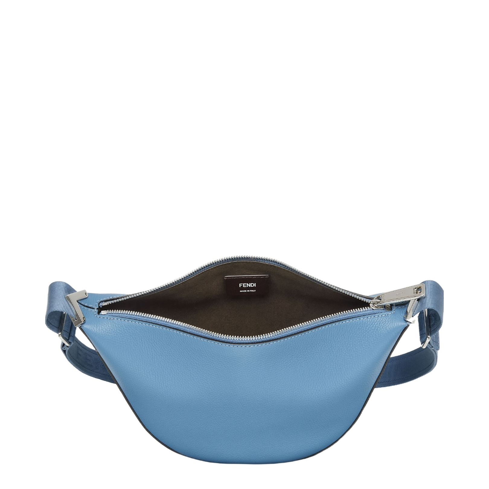 Fendi Roma Leather Fendi Melon Small
Blue Leather Bag - Image 5