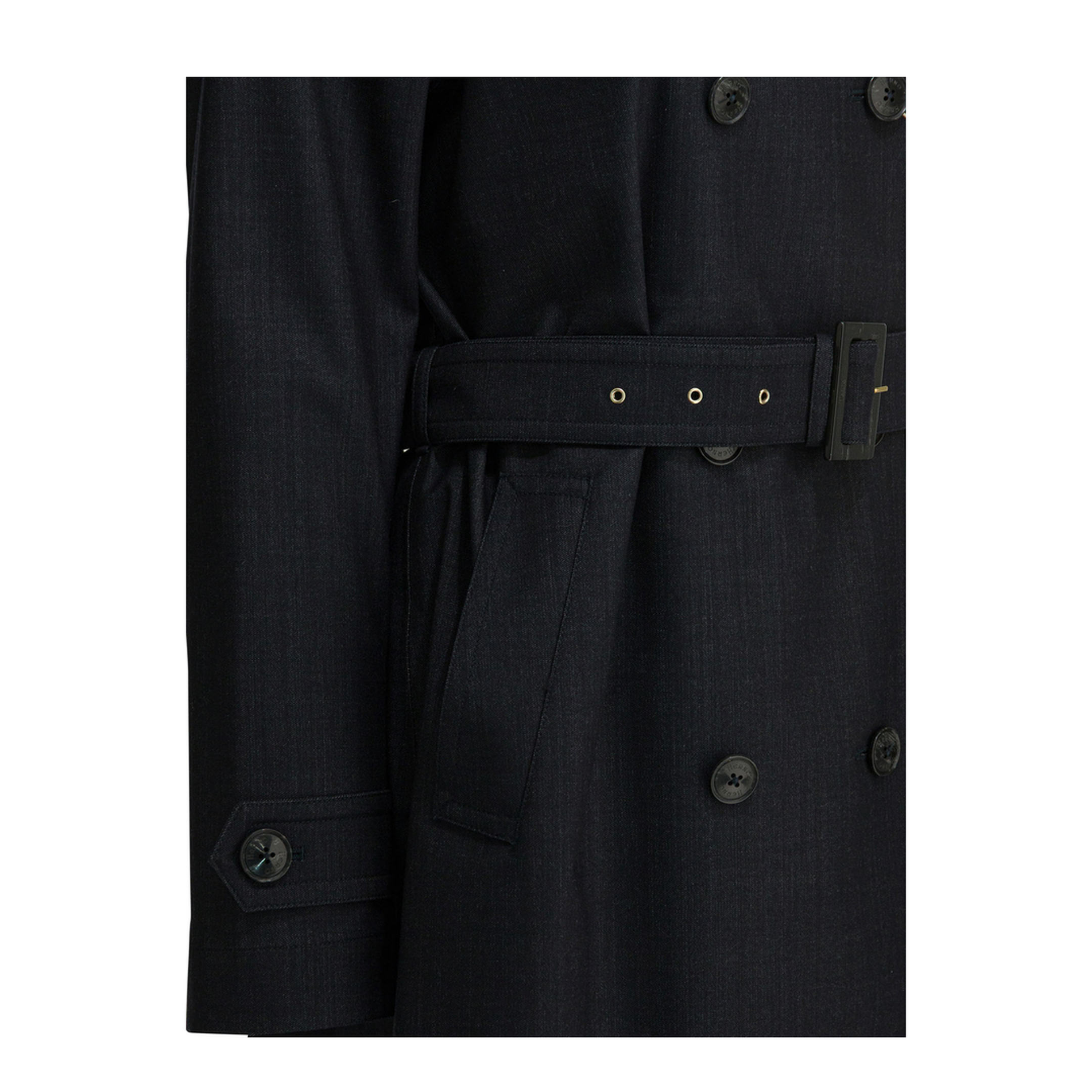 Trench Coat With Belt - Image 4