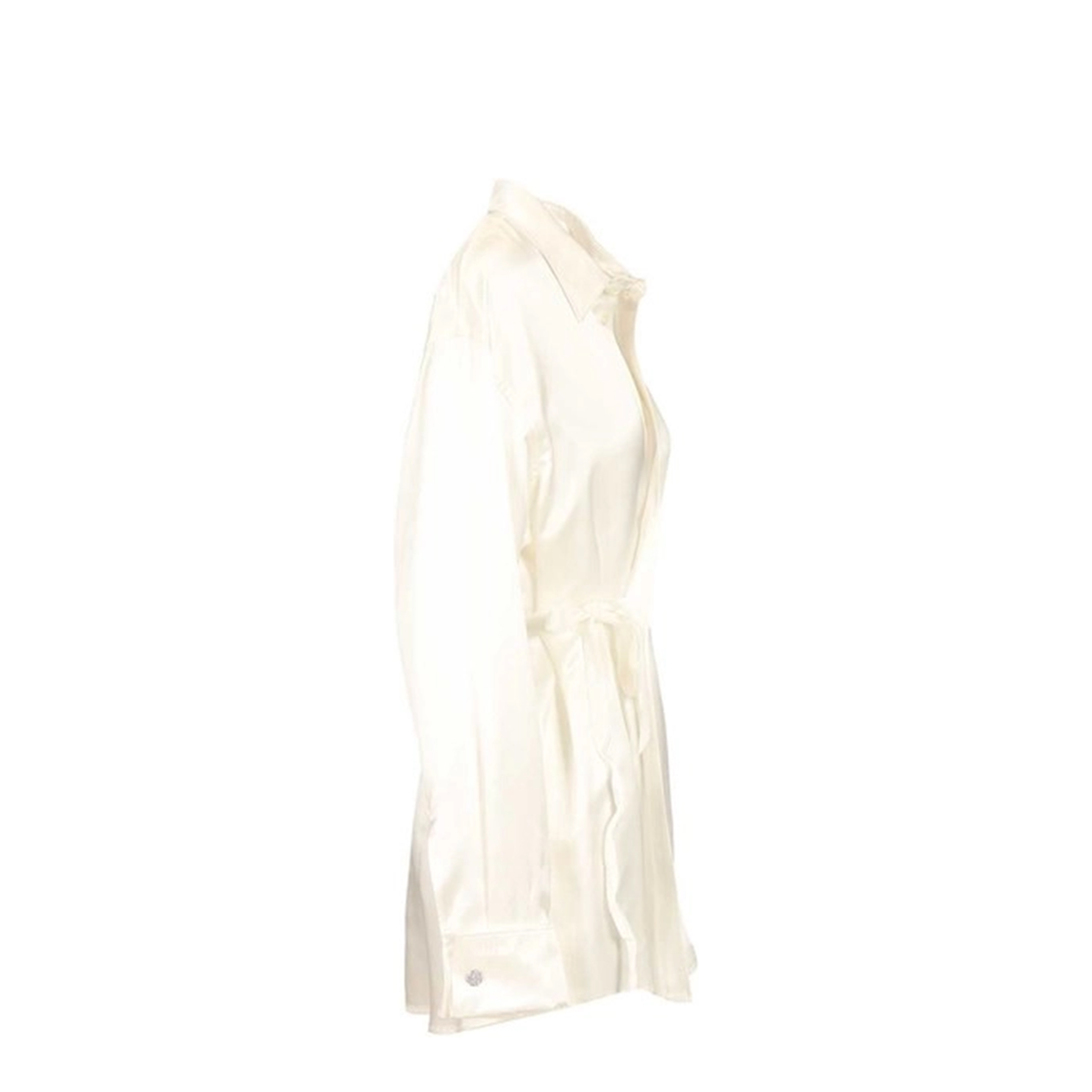 Wrap Shirt in Ivory - Image 2