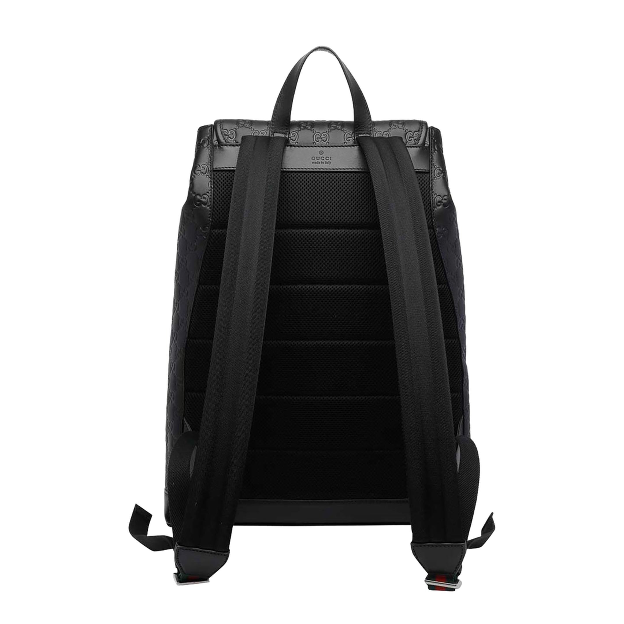 GG Emblem Medium Calfskin Backpack - Black - Image 3