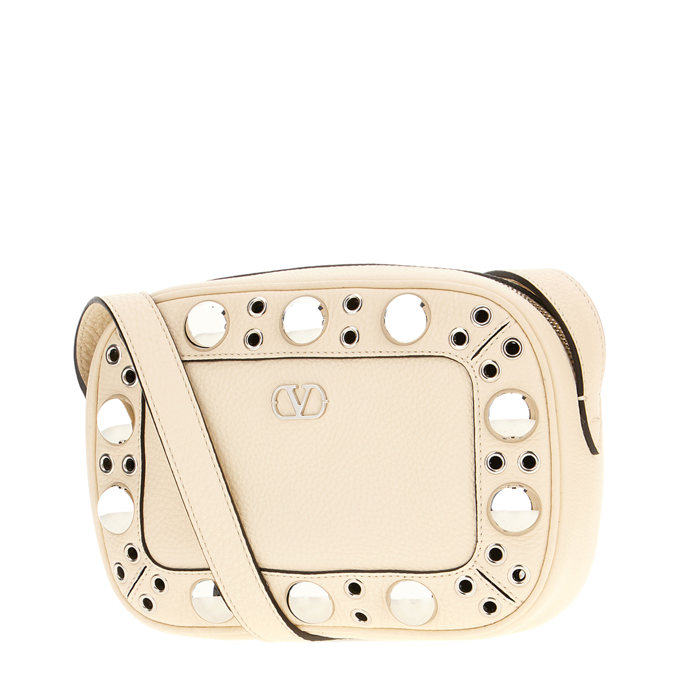 Nellcôte Crossbody Bag Grainy Calfskin - Light Ivory - Image 2