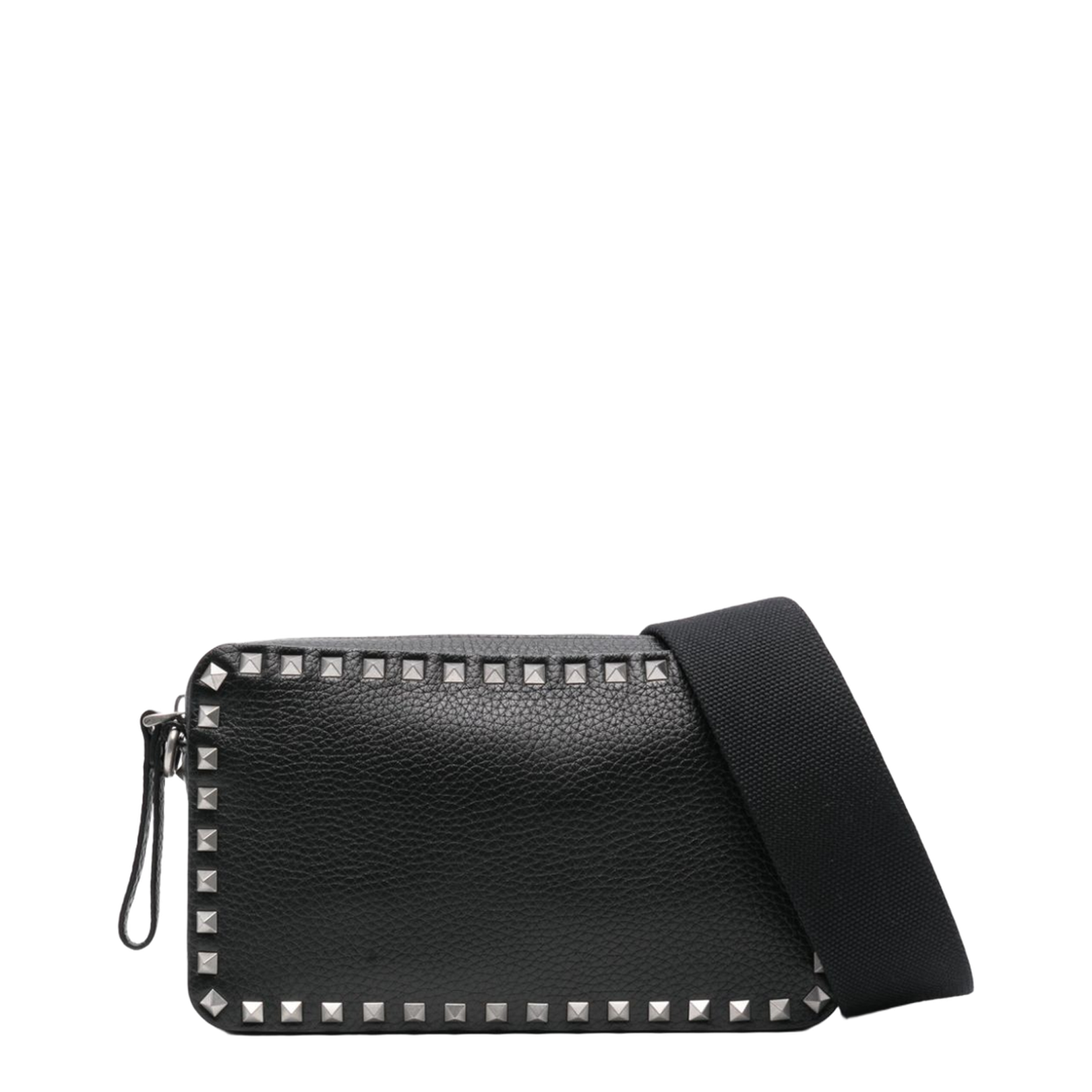 Rockstud Leather Messenger Bag - Image 1