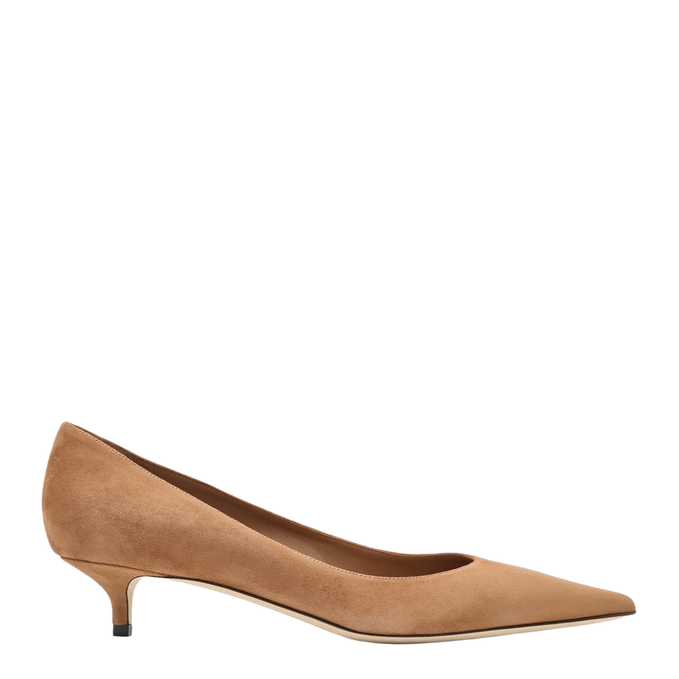 Decollete Amelia in Suede Color Toffee - Image 1