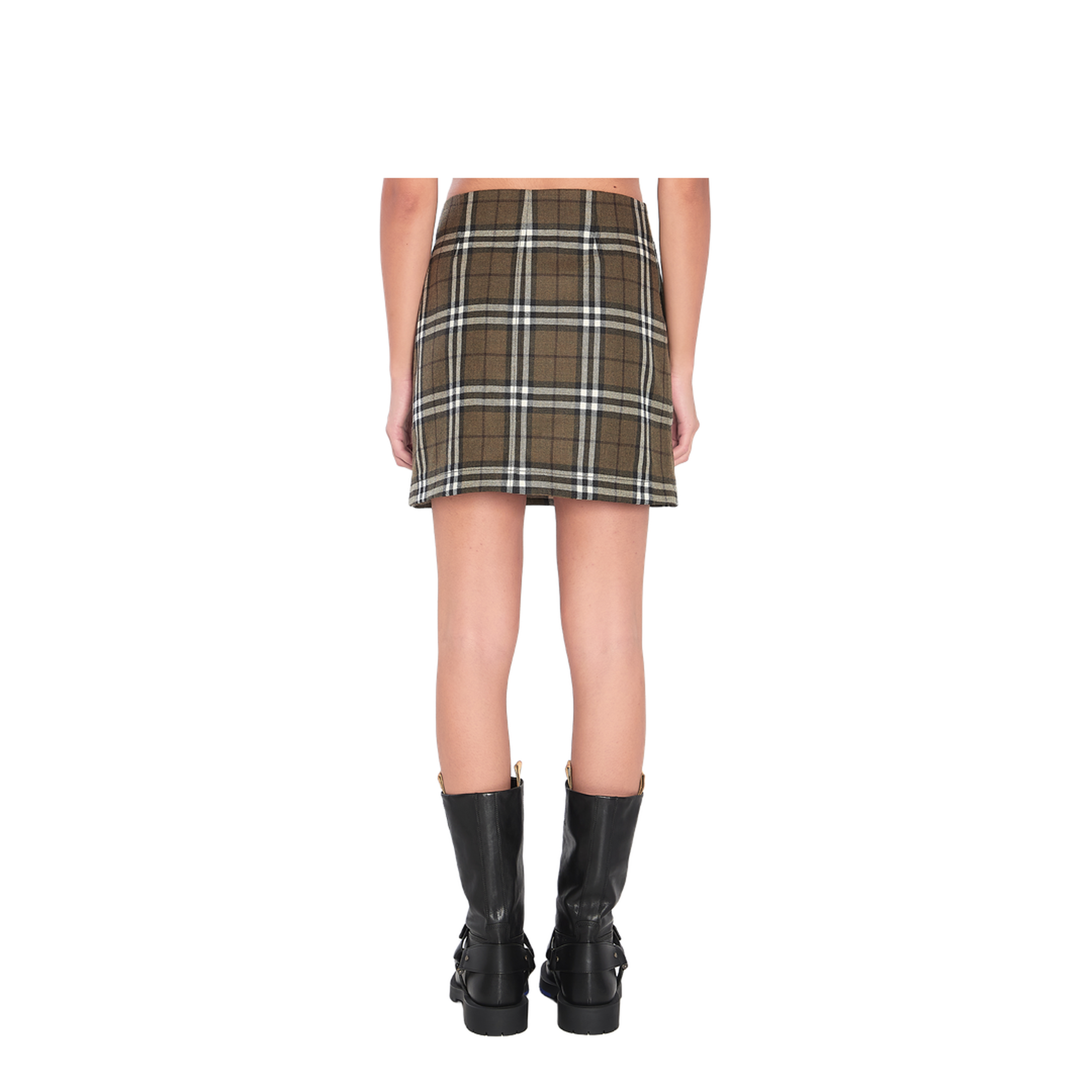 Green Check Miniskirt - Image 4