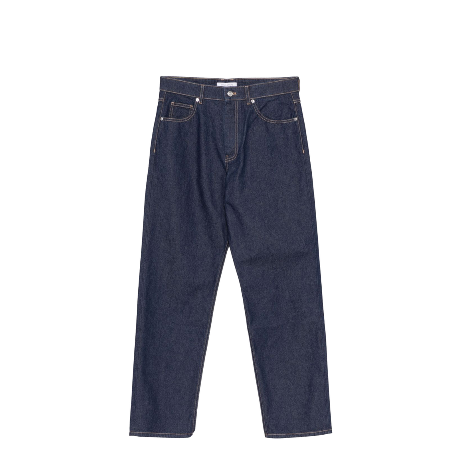 Indigo Blue Denim Straight Leg Jeans - Image 1