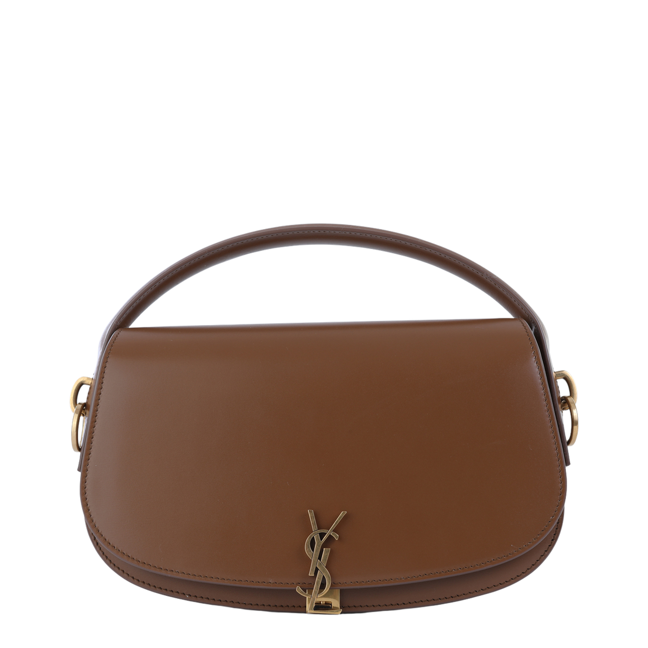Voltaire Leather Shoulder Bags - Brown - Image 1
