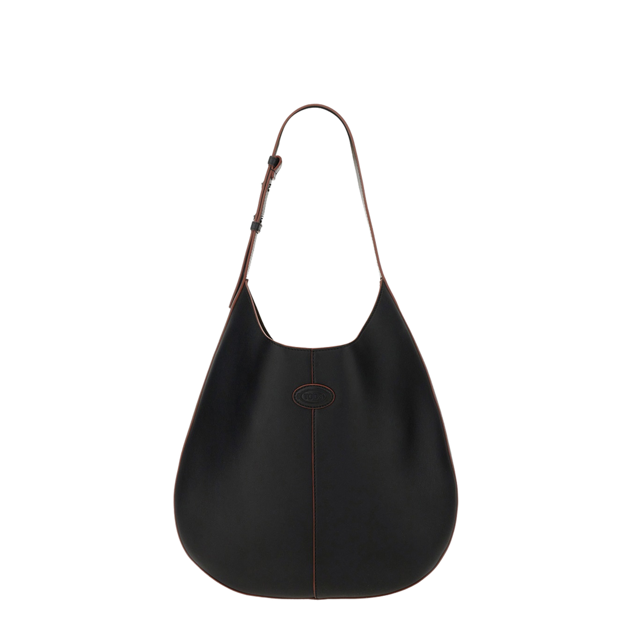 Di Bag Small Calfskin Hobo Bag - Black - Image 1