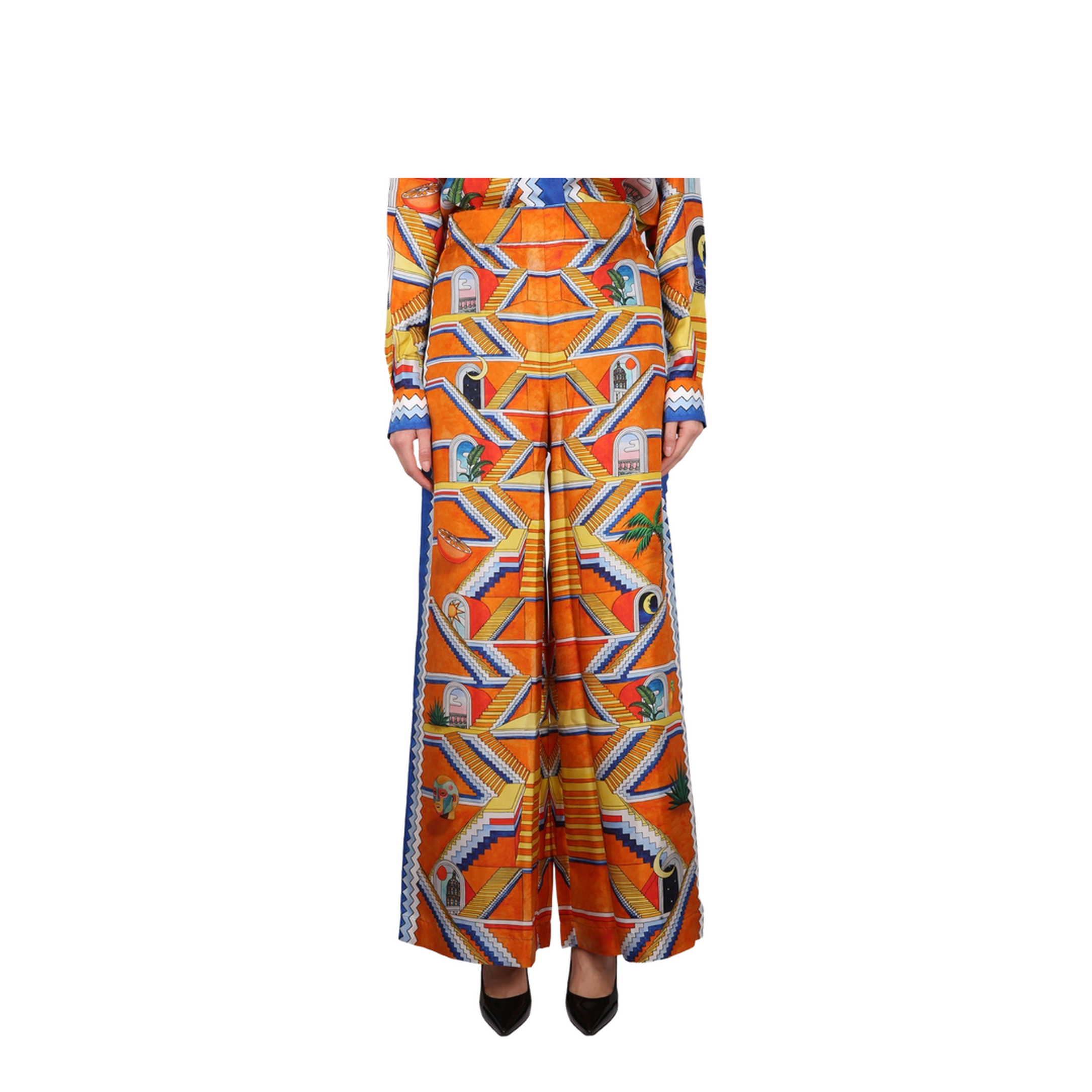 ESCALIER PRINT PANTS - Image 1