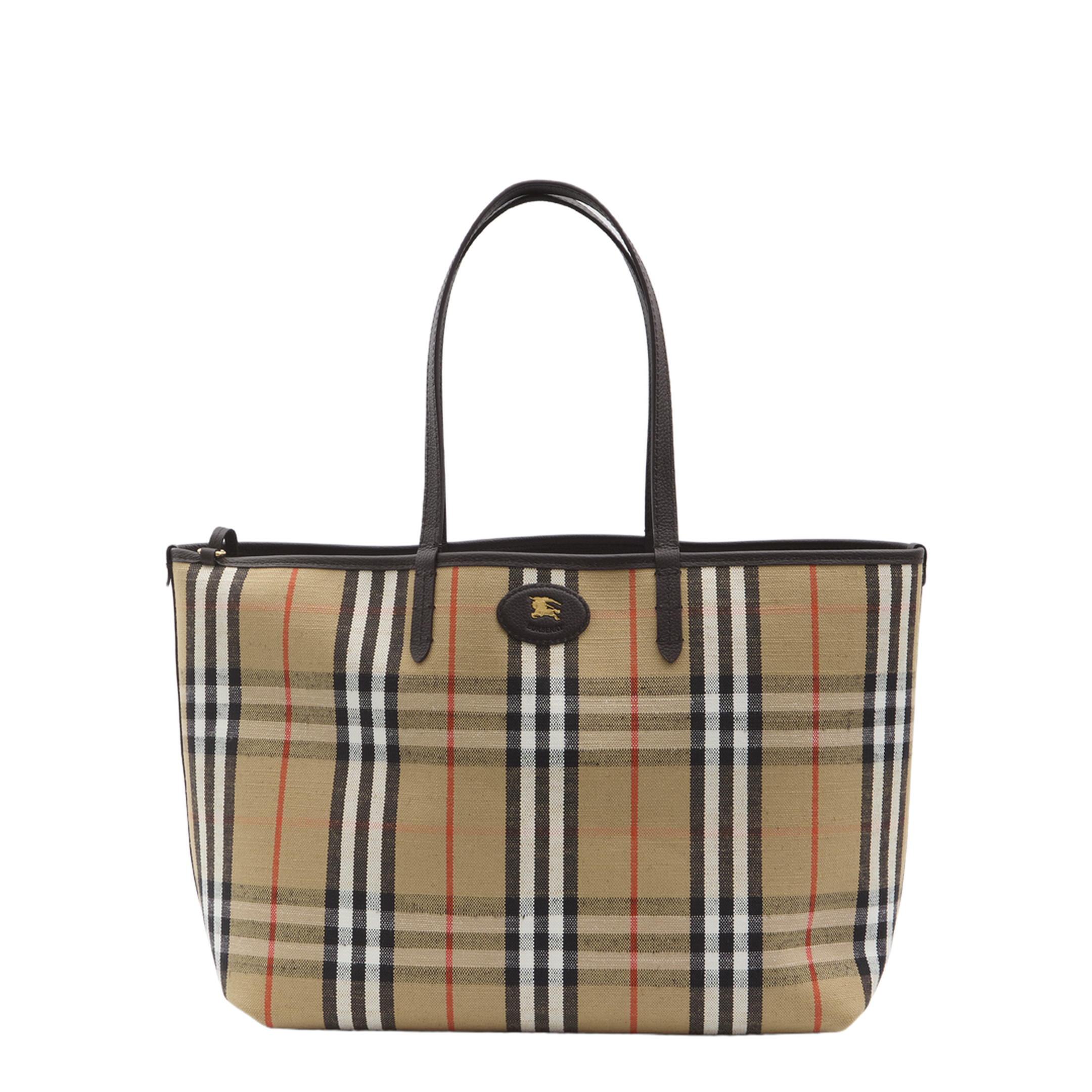 Bloomsbury Medium Calfskin Tote - Burgundy Brown - Image 5