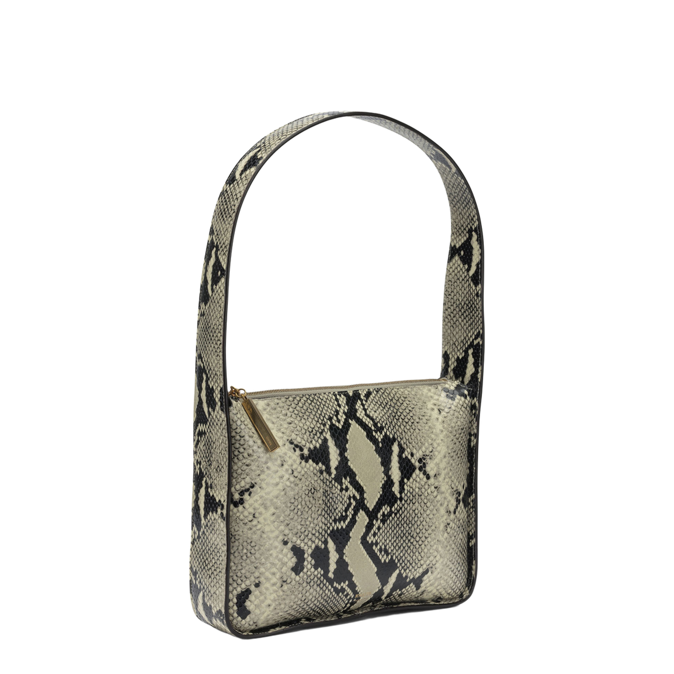 Lori Squared Small Calfskin Shoulder Bag - Beige - Image 2