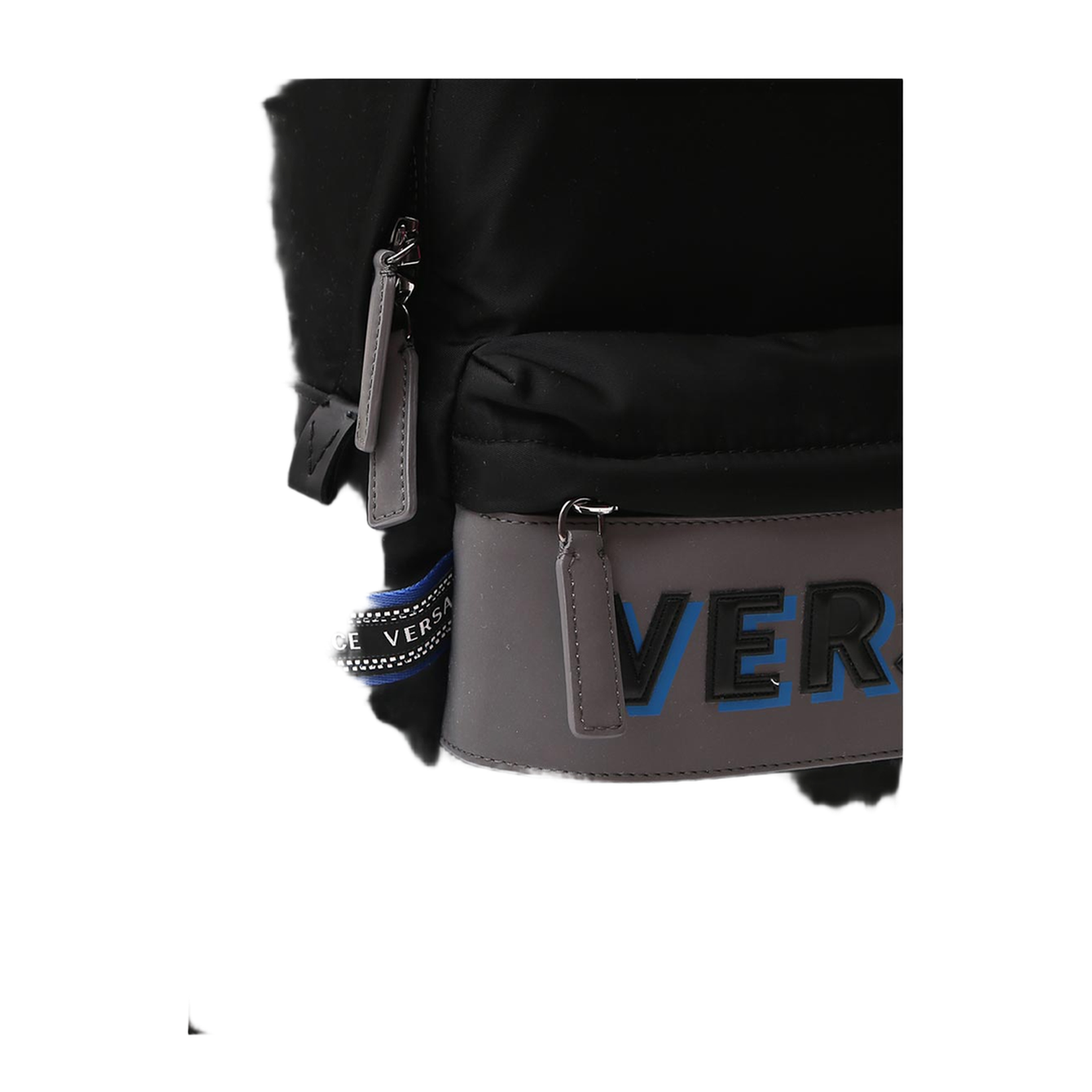 Black Fabric Backpack - Image 5