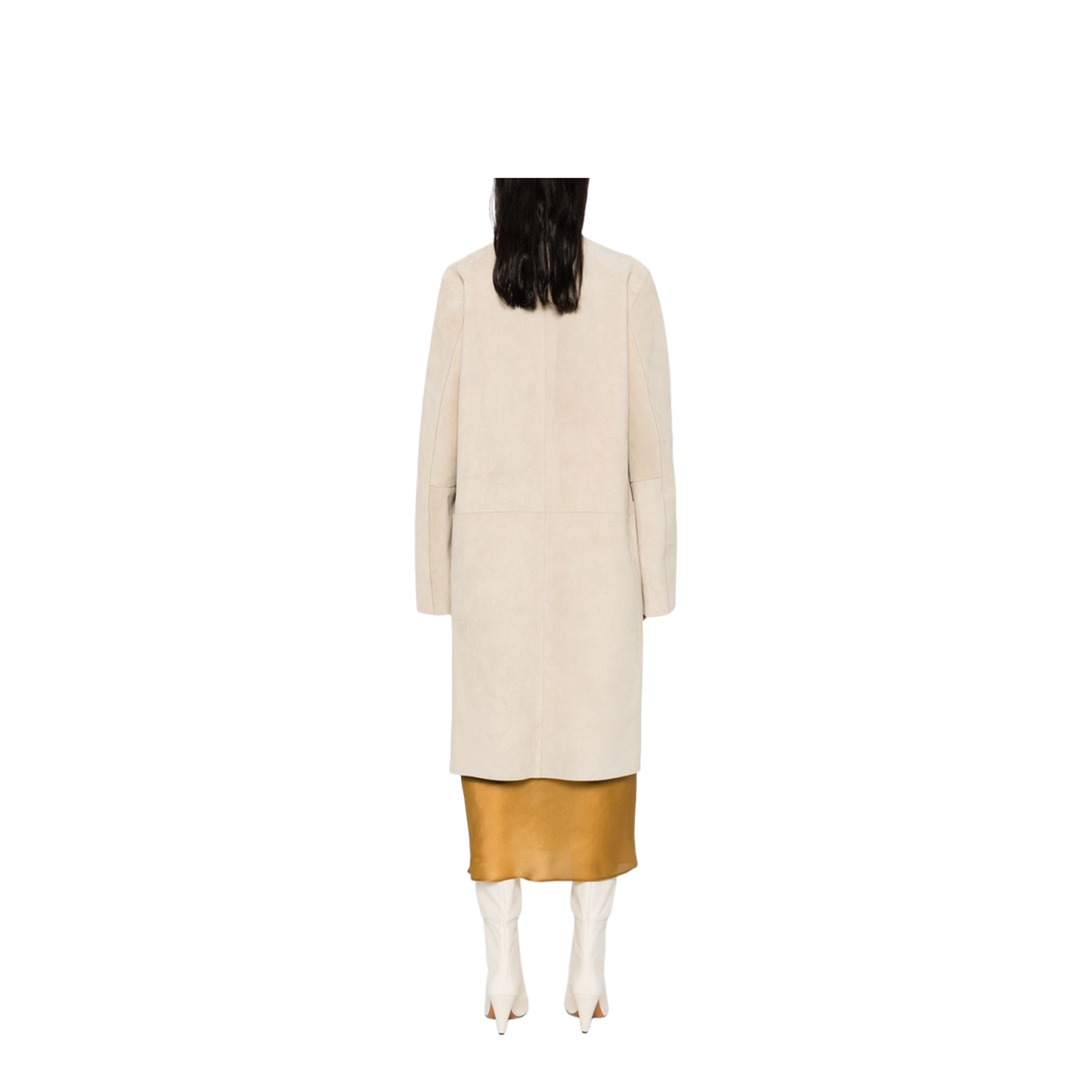 Suede Leather Coat - Image 2