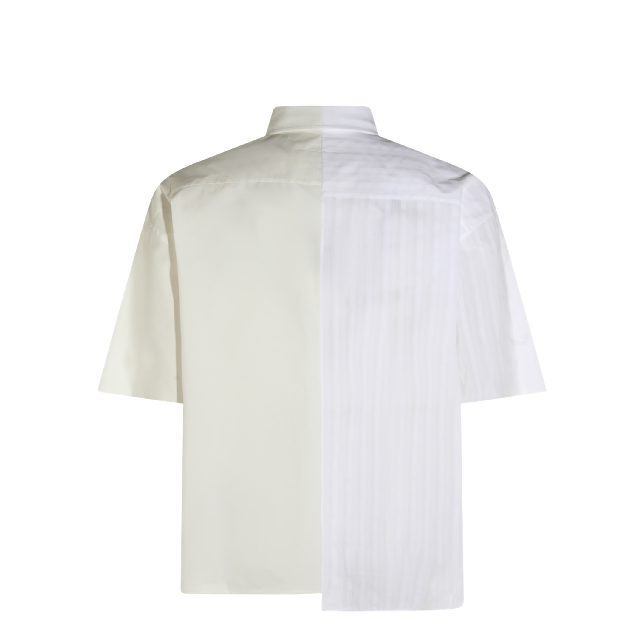 Two-tone cotton poplin shirt - Image 3