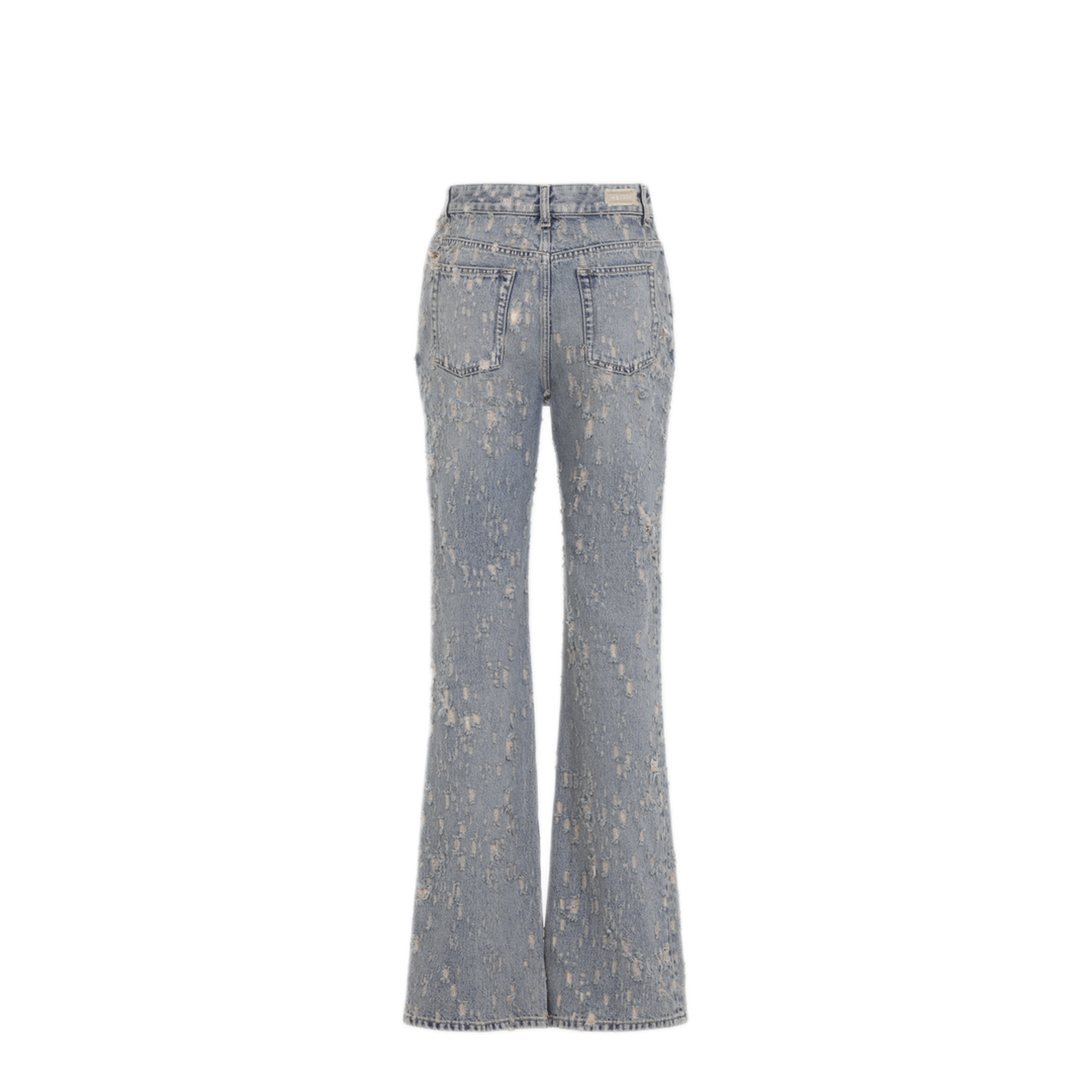 Distressed Flared Jeans - Image 4