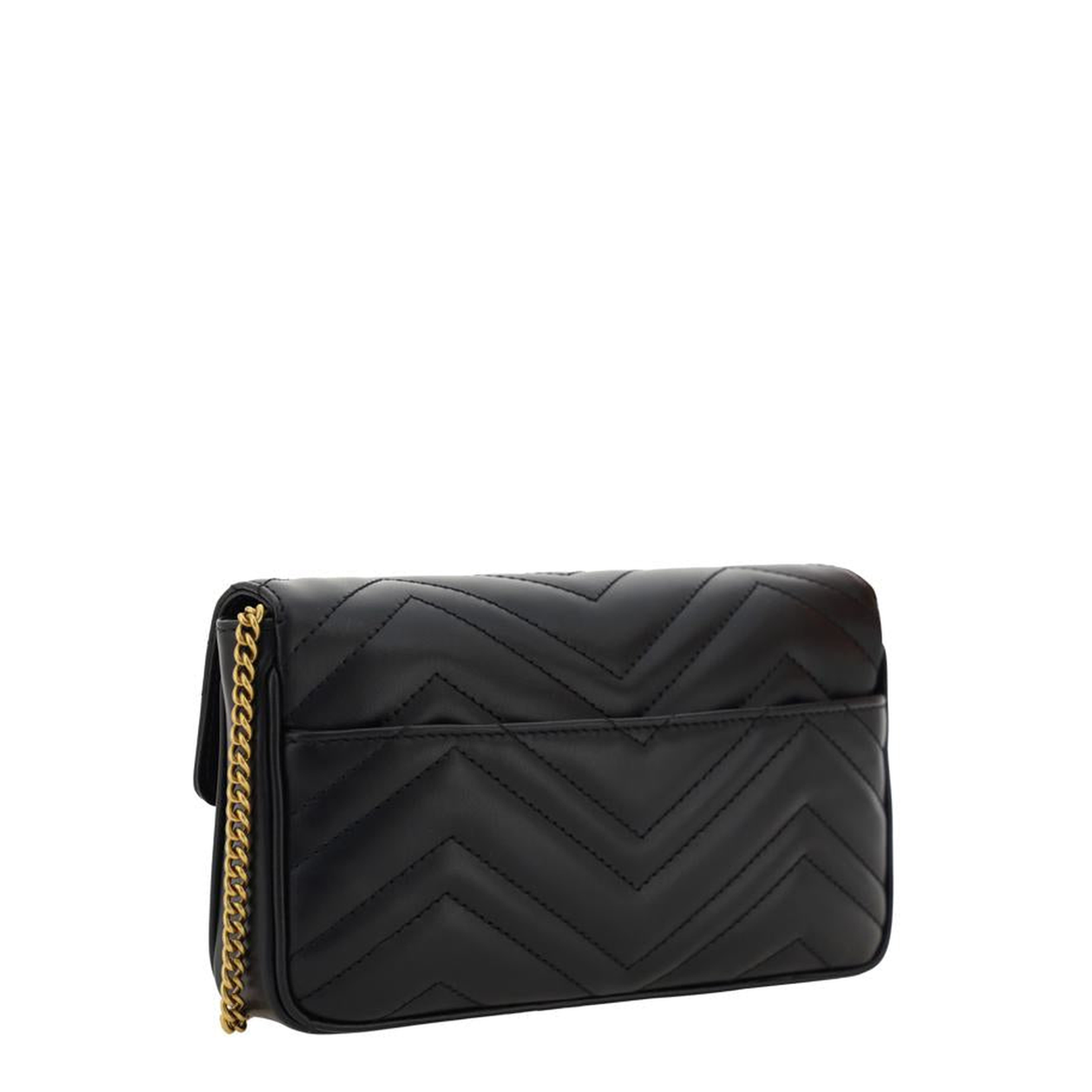 GG Marmont Leather Continental Wallet - Black - Image 3