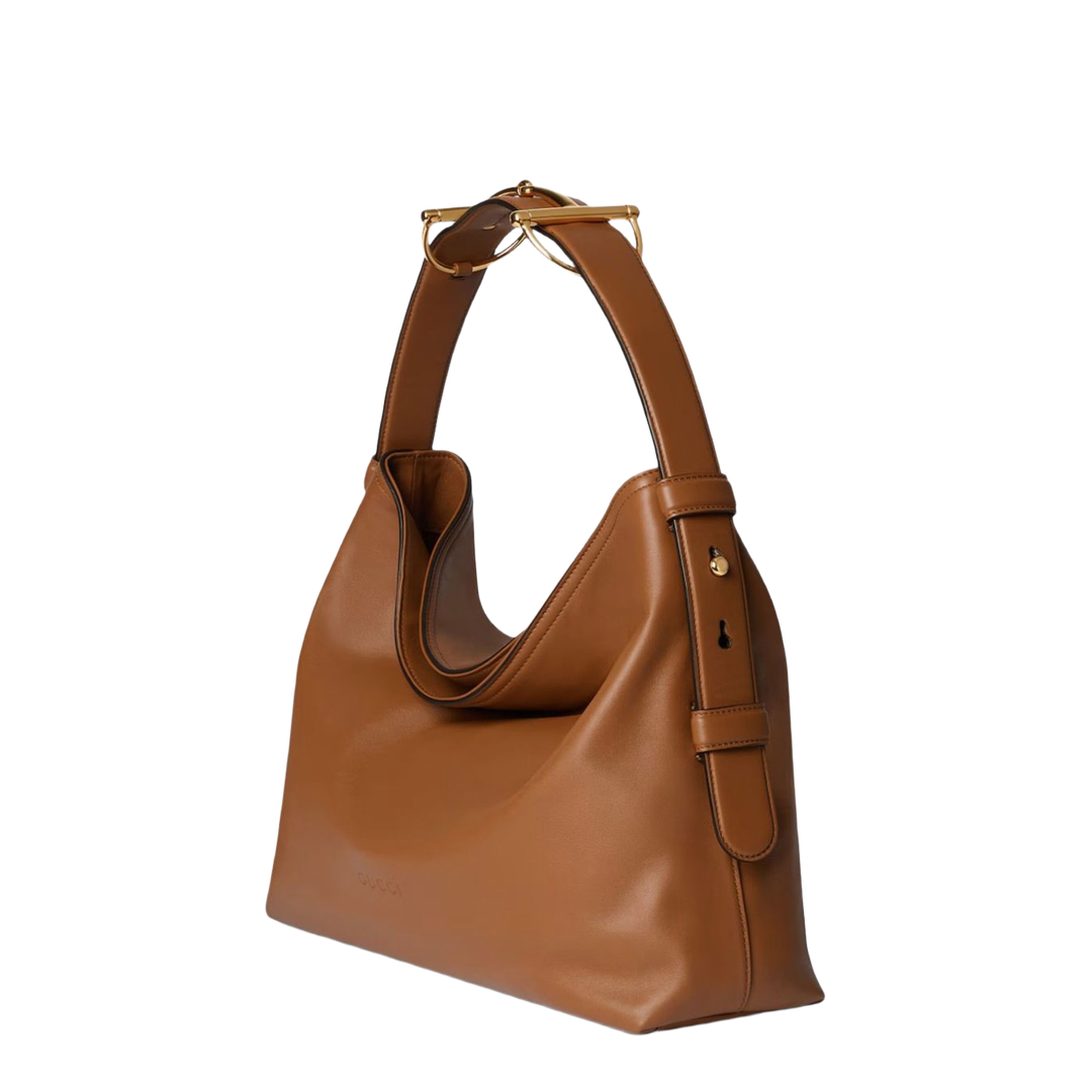 Medium Calf Leather Tote - Brown - Image 3