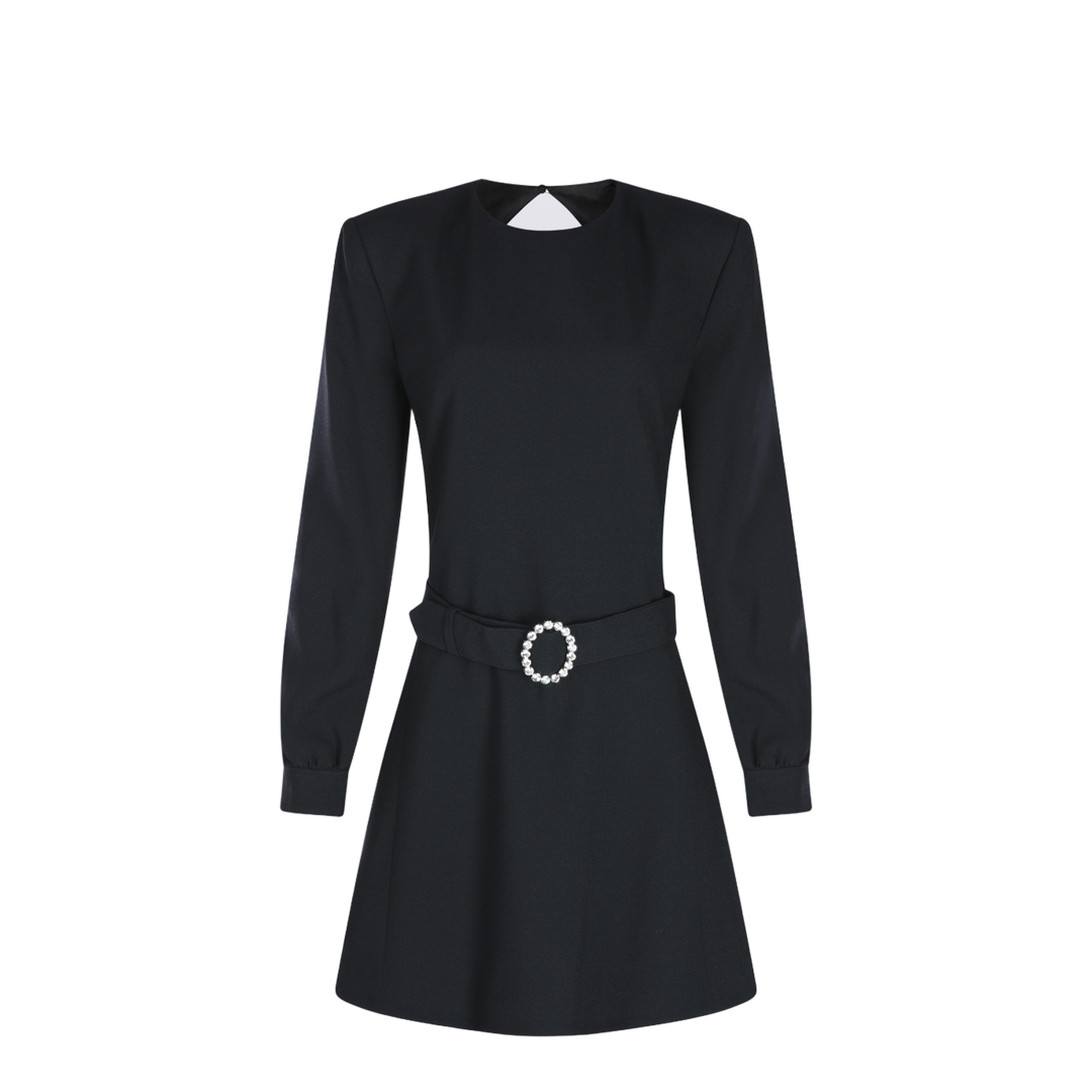 Backless Mini Dress Black - Image 2