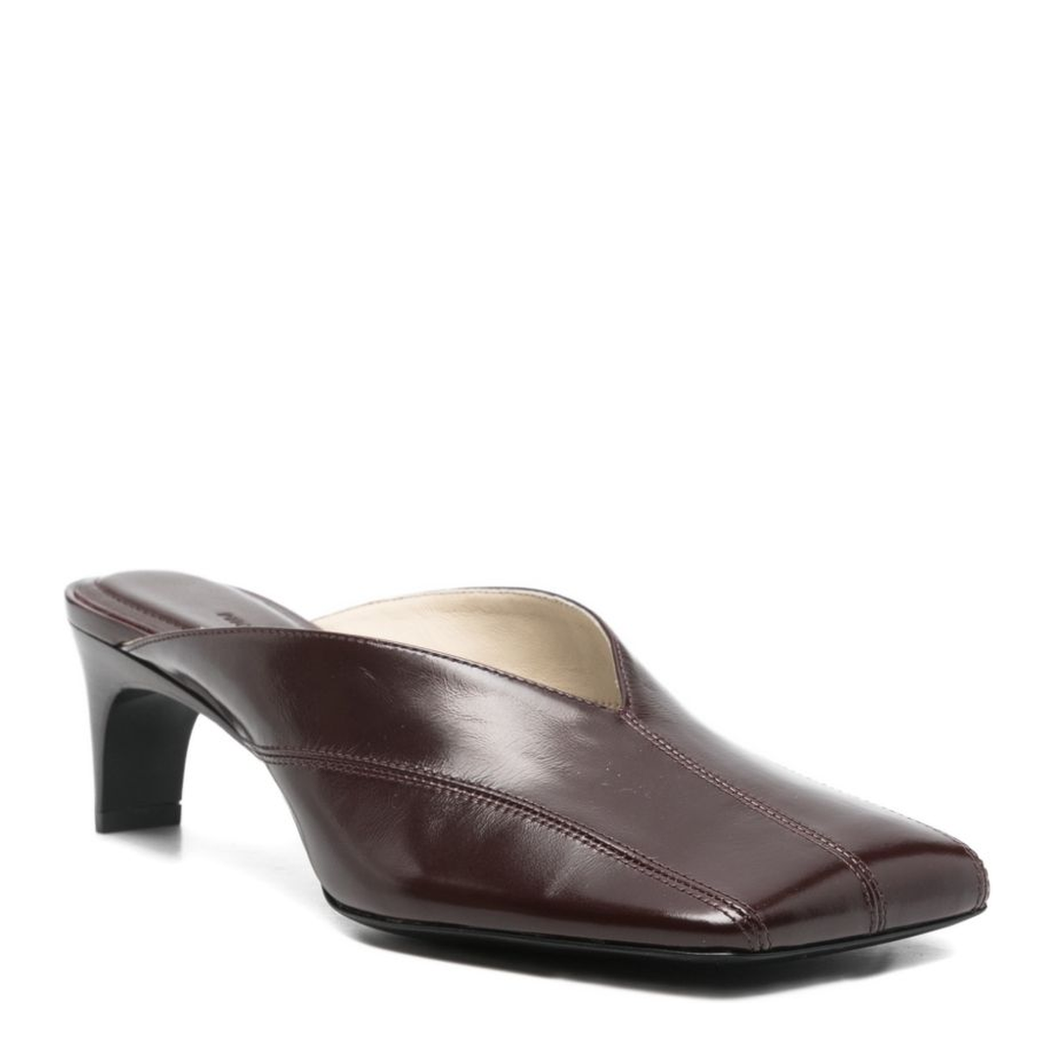 Tilt Leather Mules - Image 4