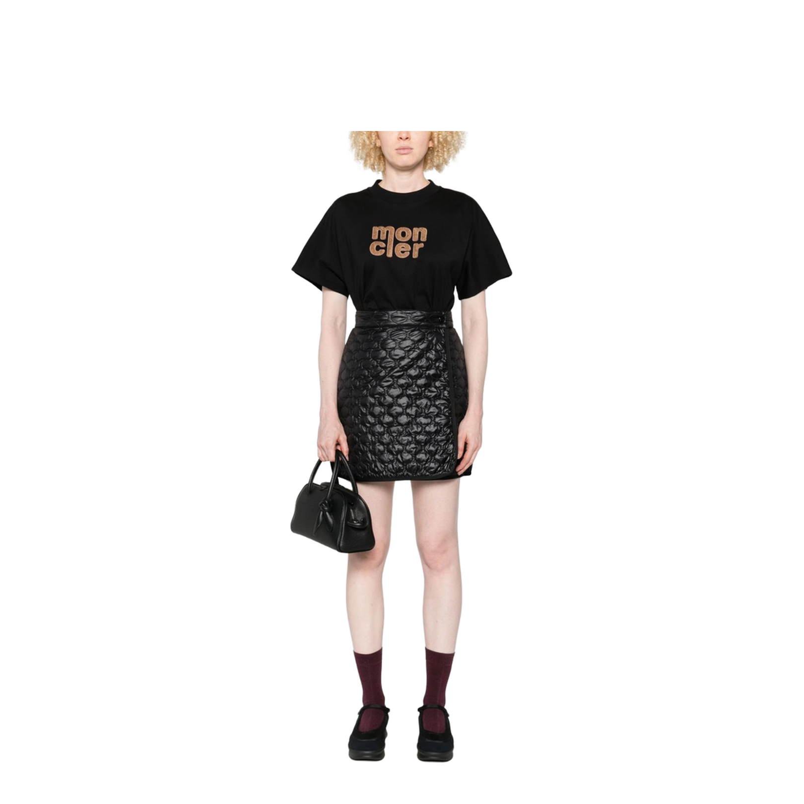 Square-Quilted Padded Mini Skirt - Image 4