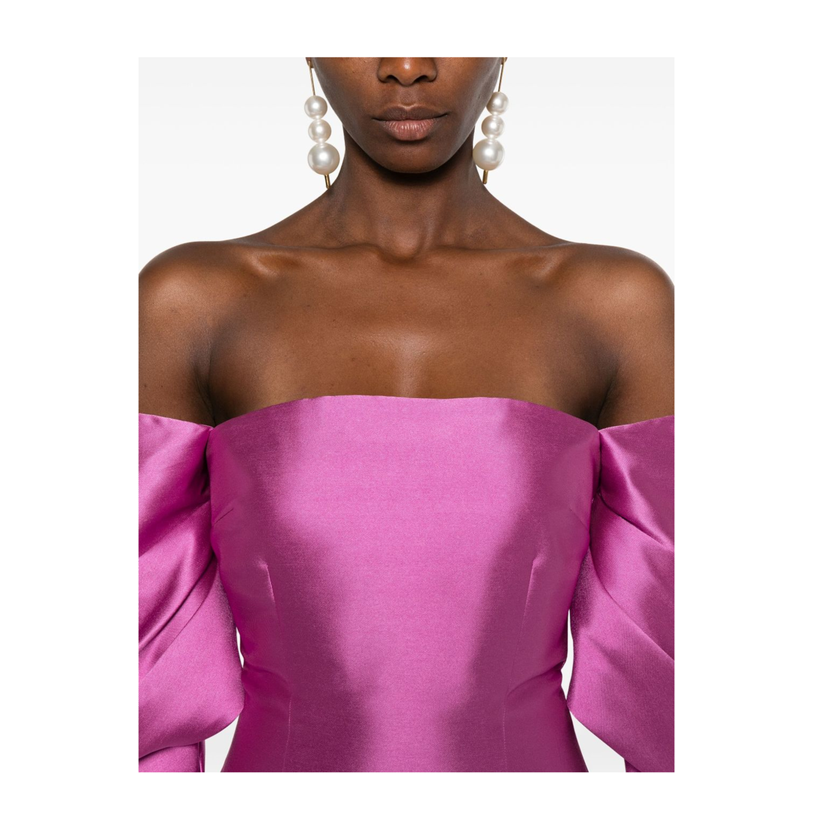 Britt Maxi Dress in Berry Pink - Image 2