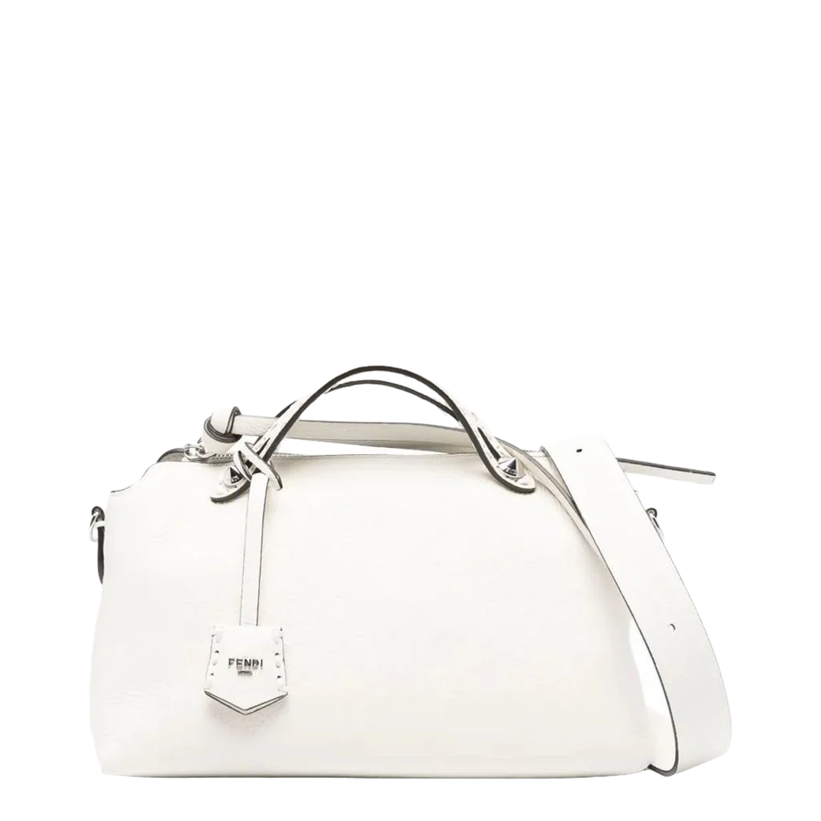 Medium By The Way Saddle Bag White - Image 1