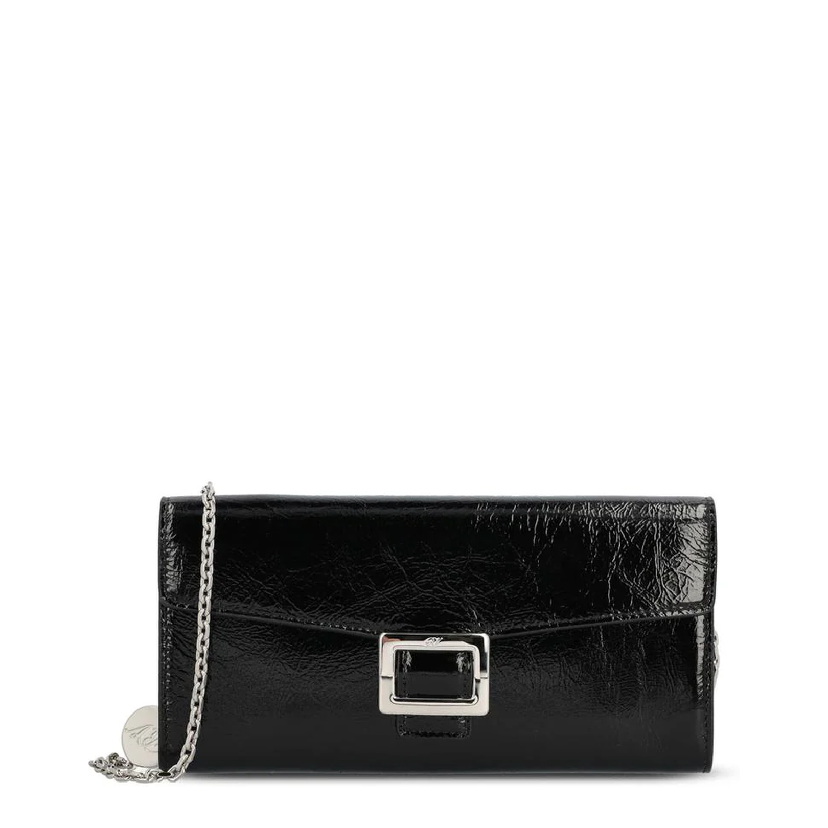 Belle Vivier Patent Wallet Black - Image 1