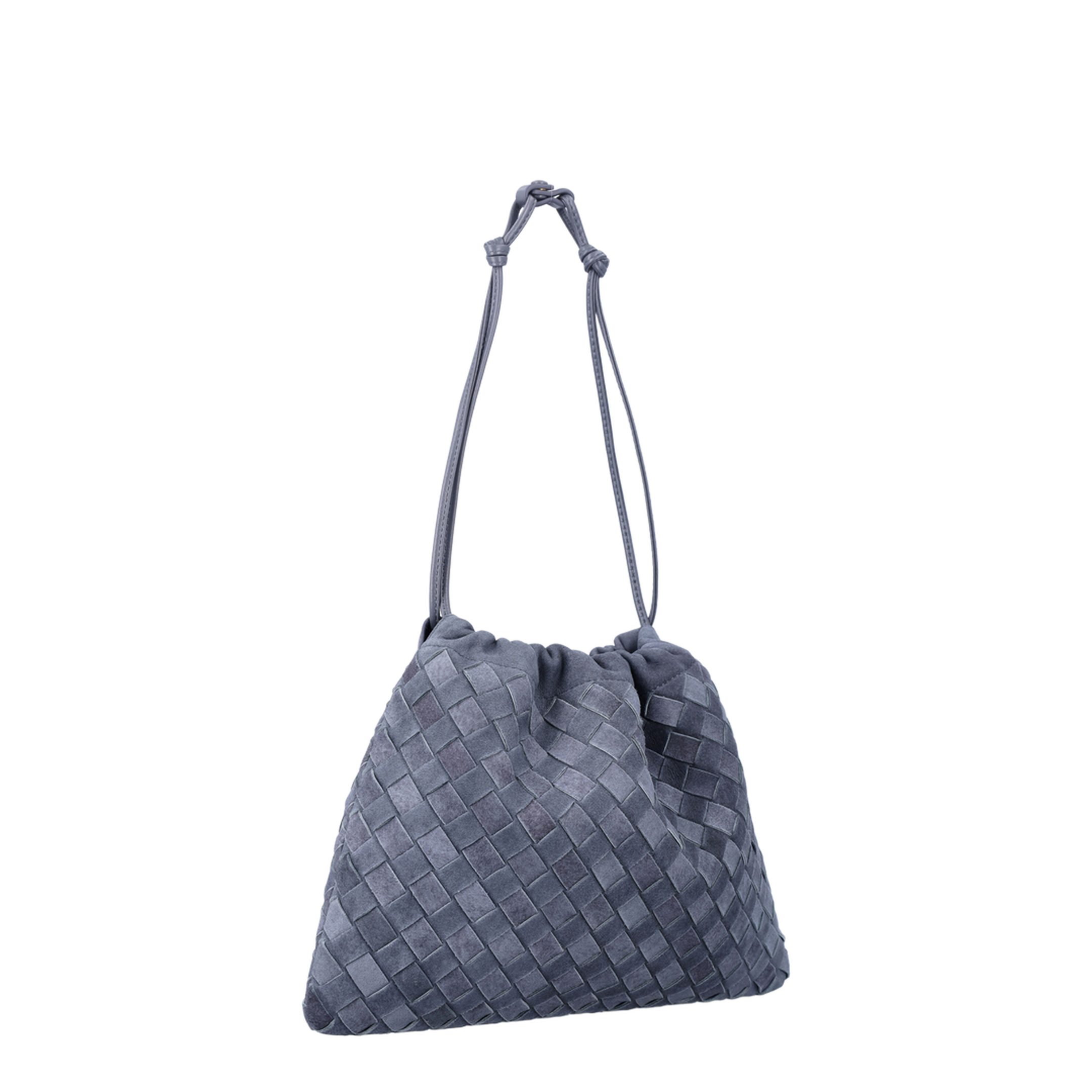 Dustbag Medium Leather Pouch - Cloudy Indigo - Image 2