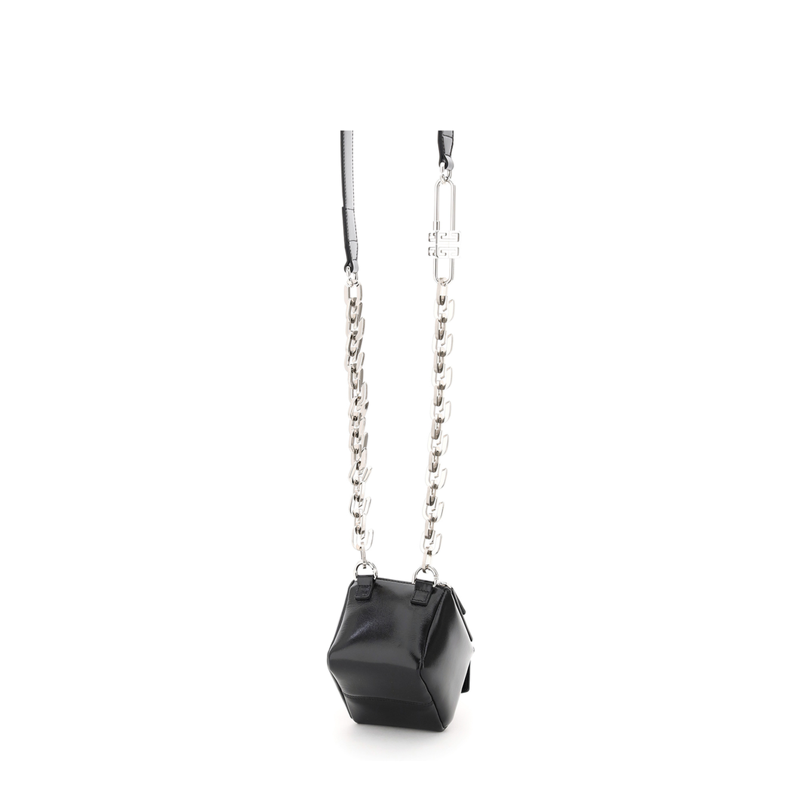 Pandora Cube Crossbody Bag in Black - Image 2