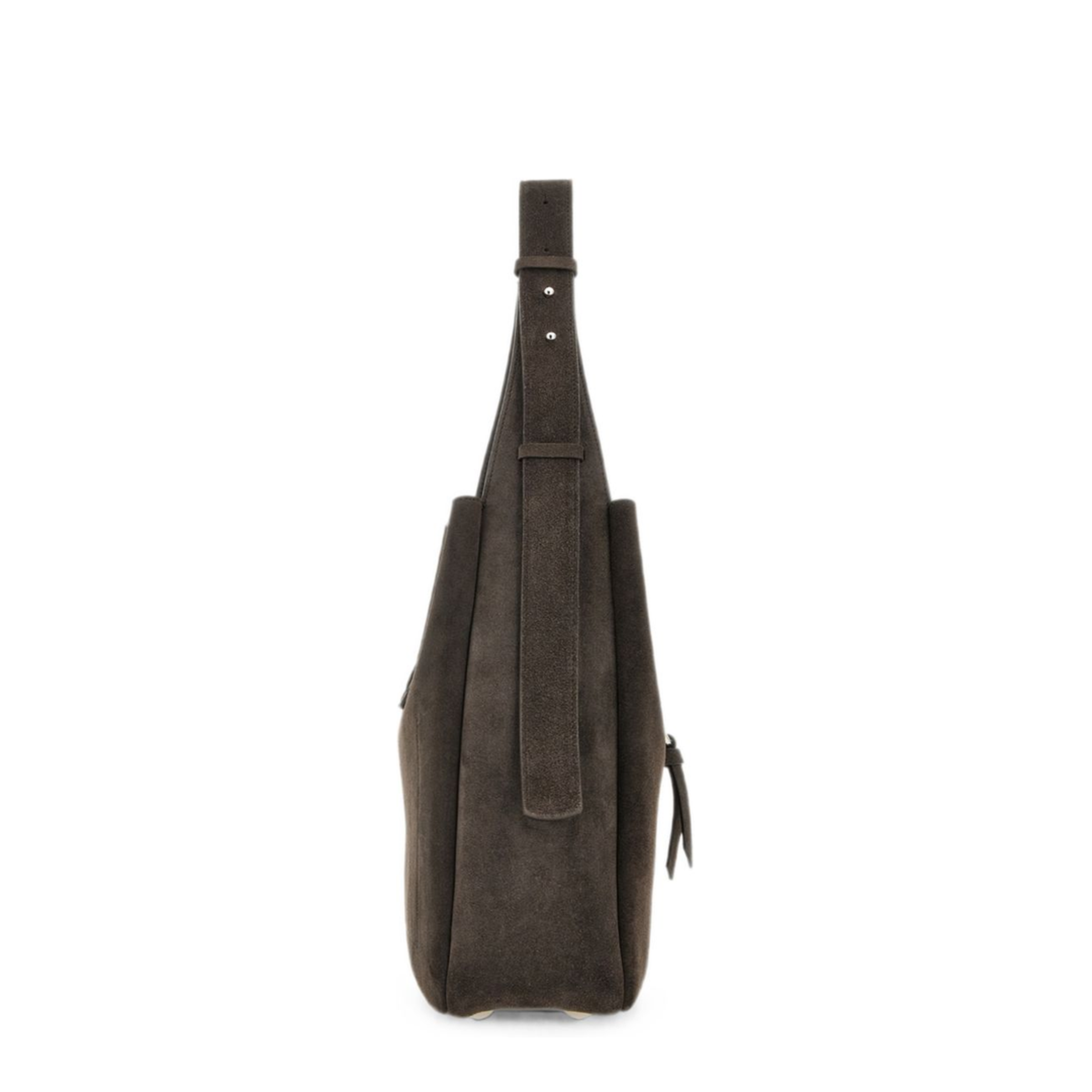 Trend Calf Leather Hobo Bag - Brown - Image 2