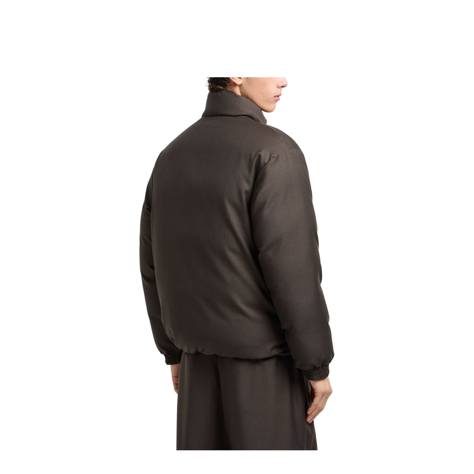 Reversible Wool-Blend Twill Down Jacket - Image 2