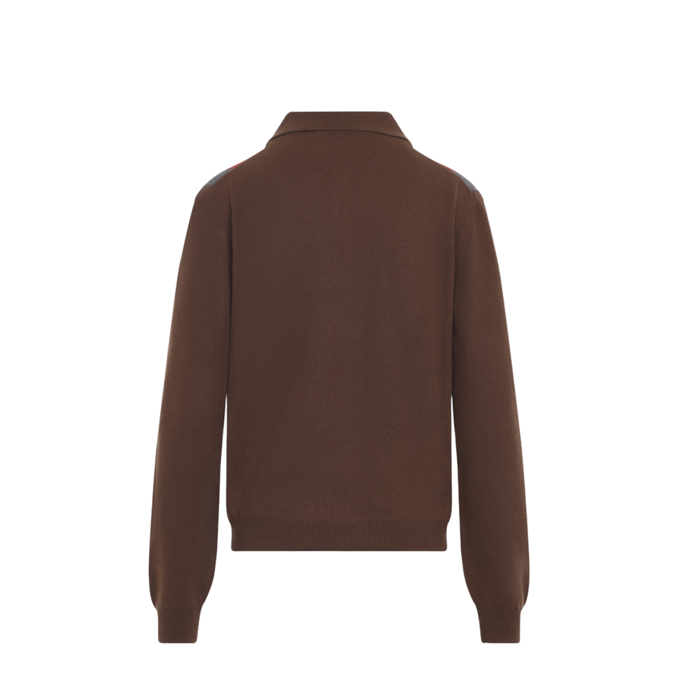Argyle Knit Polo Sweater - Image 4