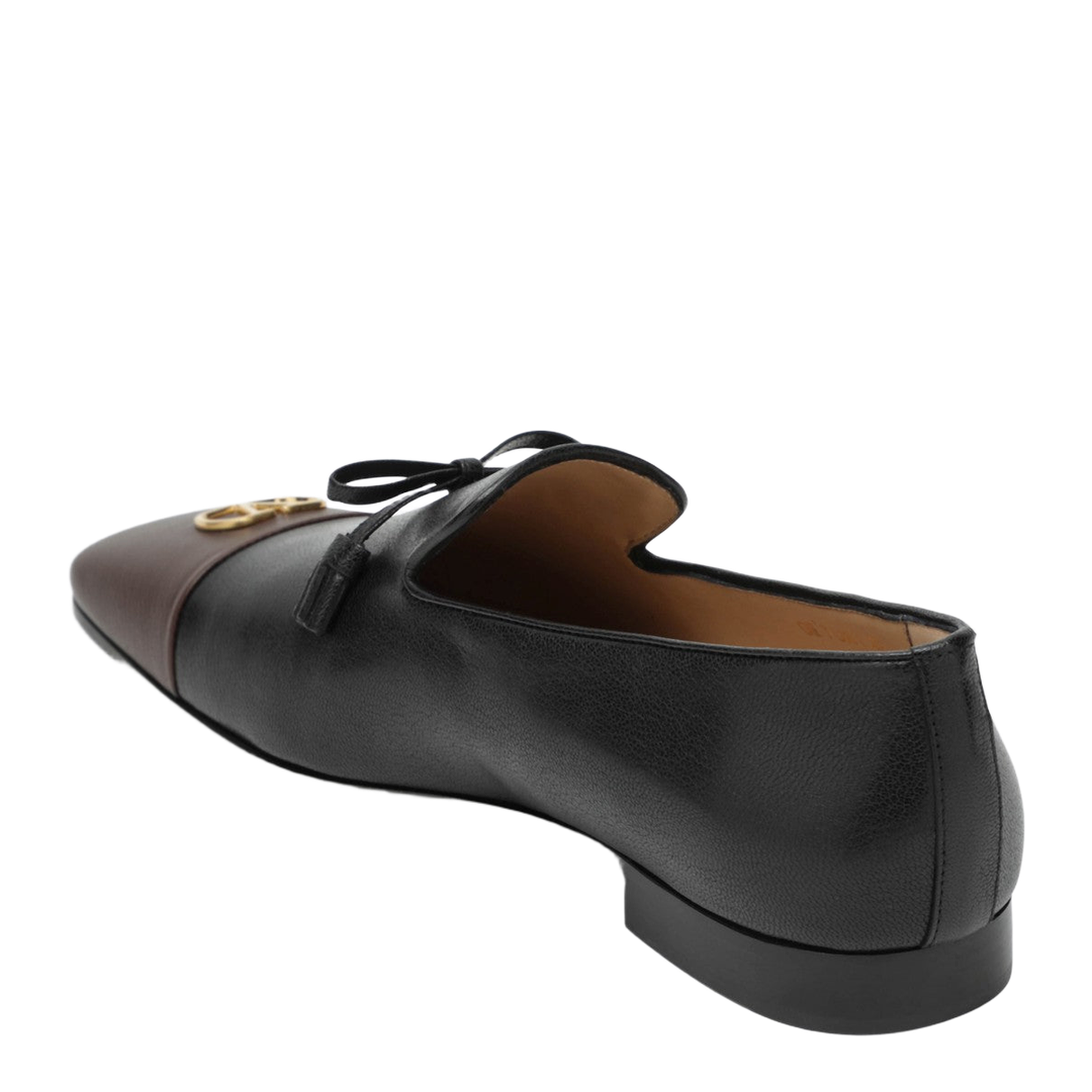 Black Goatskin Slip-On Loafers - Image 2