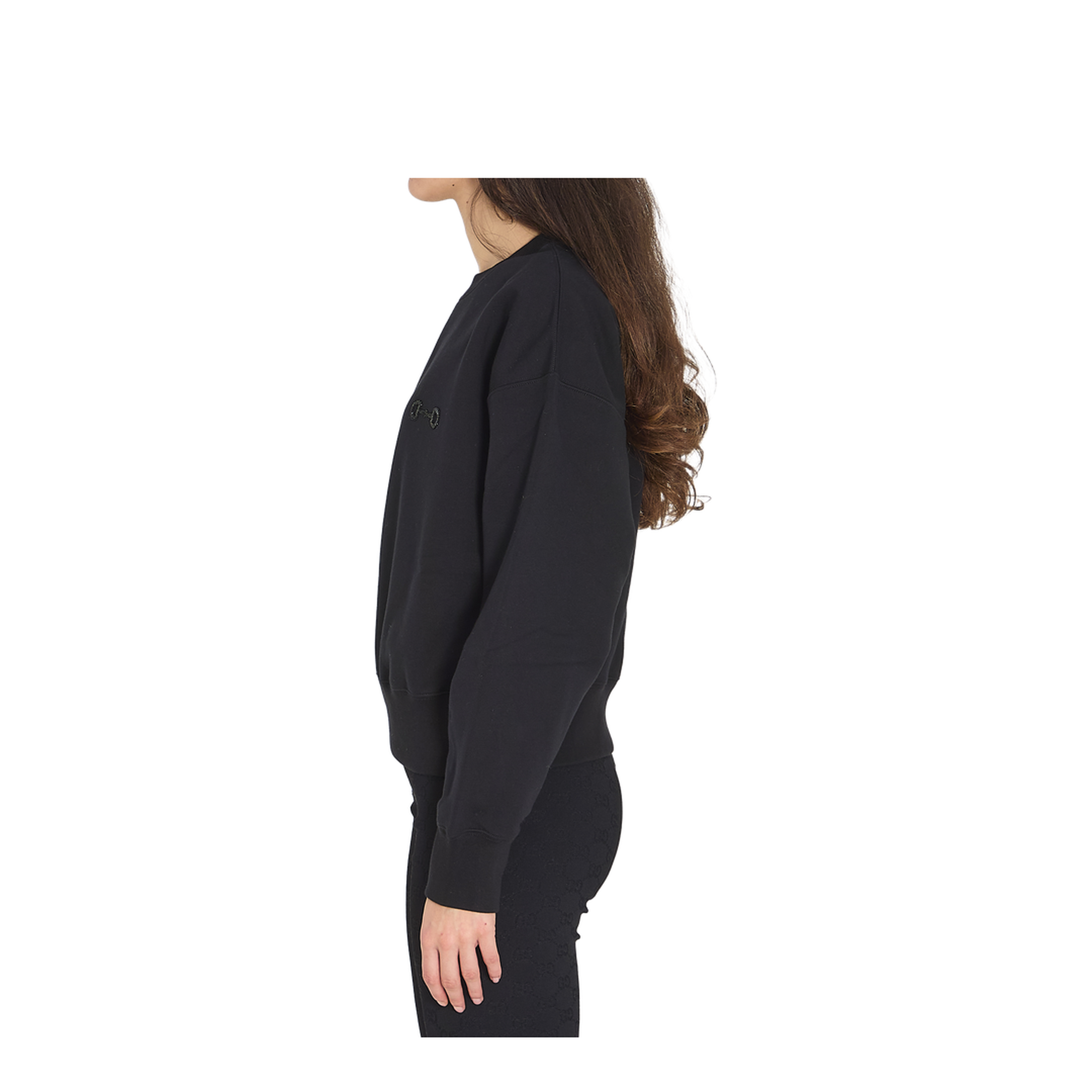 Long Sleeve Crew-Neck Boxy Sweater - Image 5