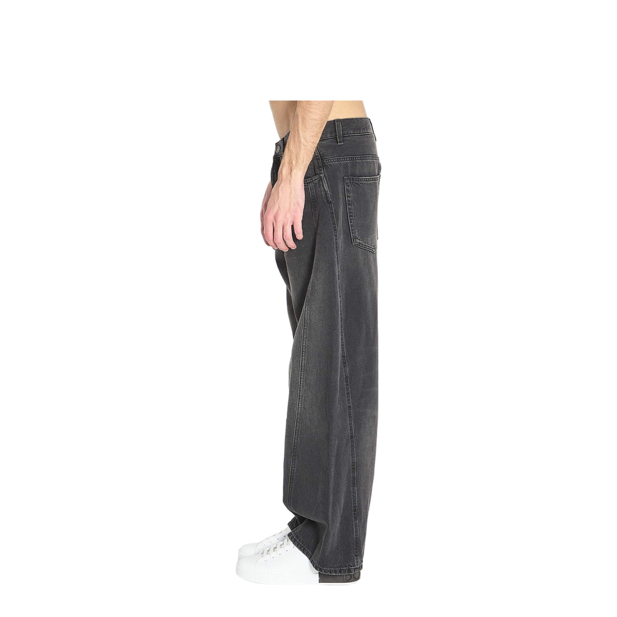 Faded Denim Jeans - Image 3