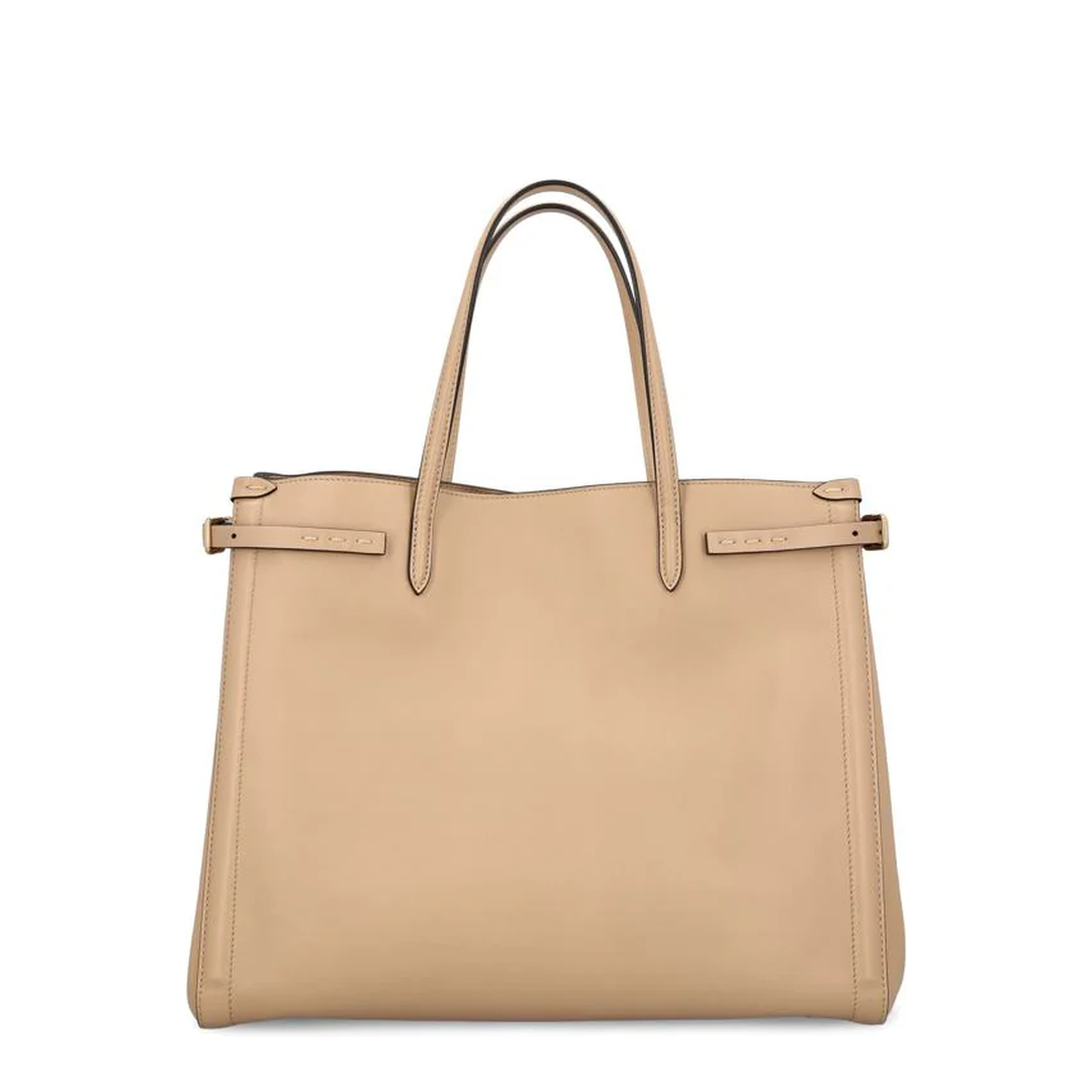 Antibes Medium Shopping Bags Leather Beige - Image 2