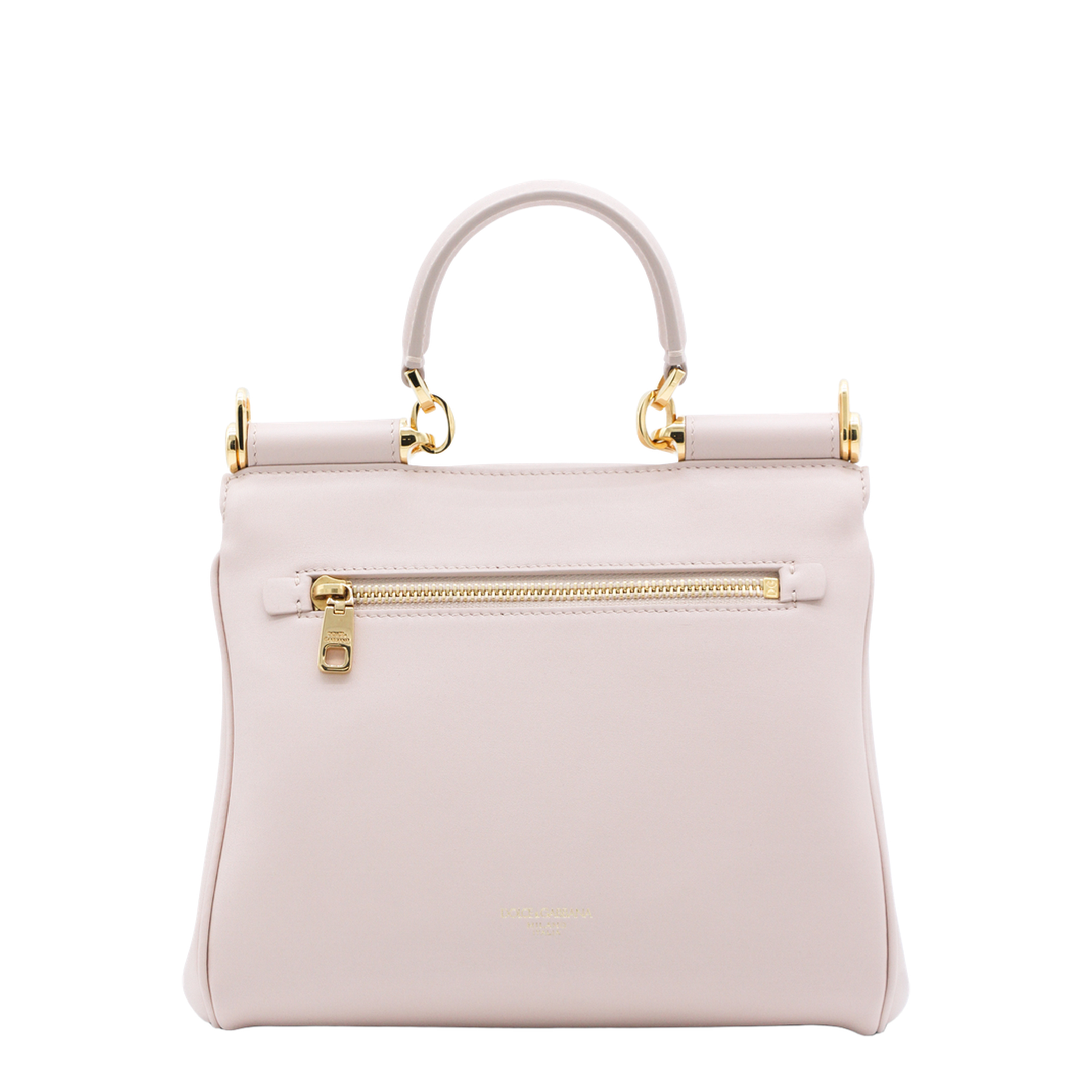 My Sicily Small Calfskin Handbag - Beige - Image 3