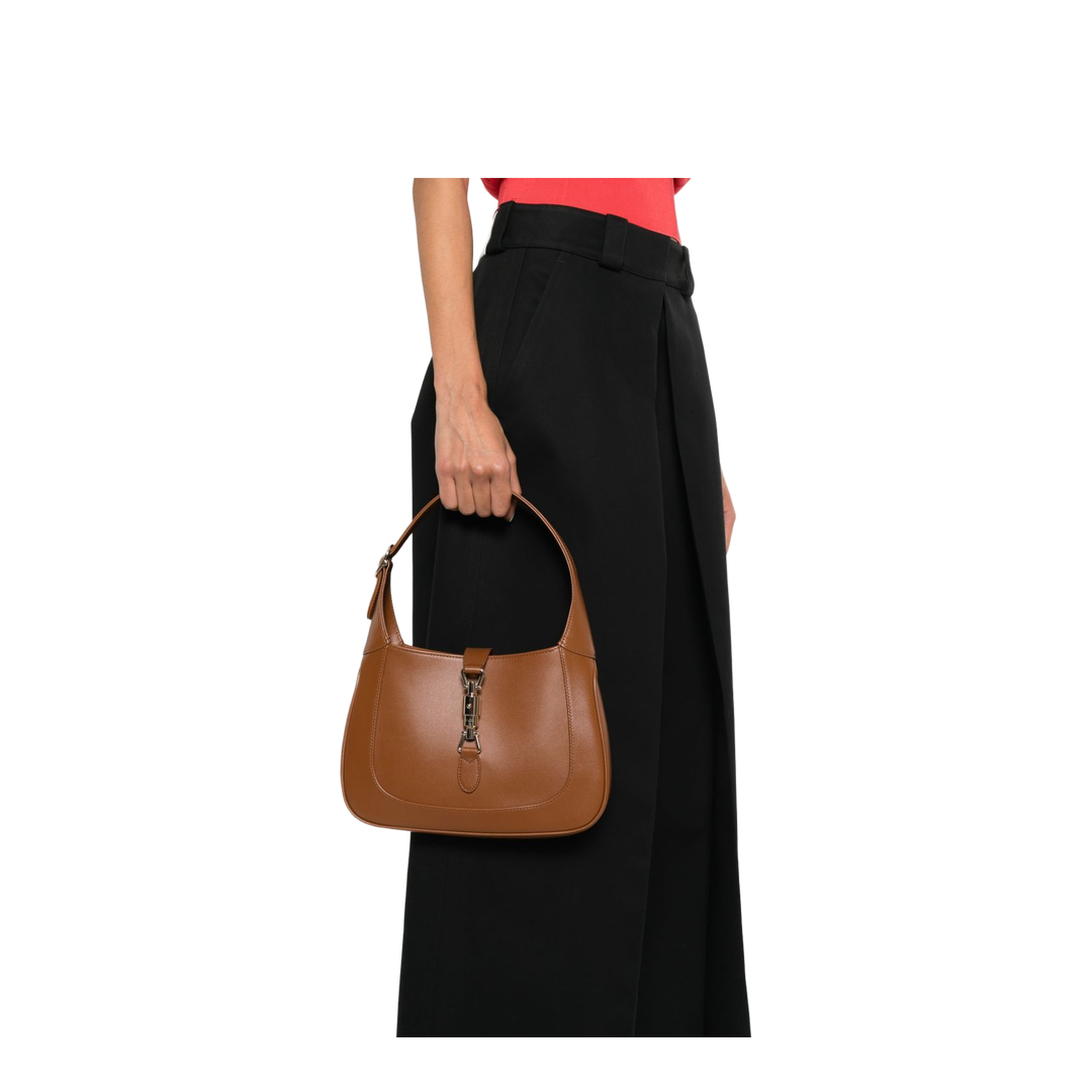 Jackie 1961 Medium Leather Shoulder Bag - Luggage Brown - Image 3